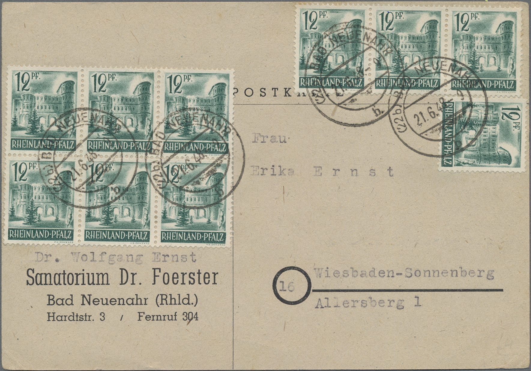 Lot 06581 - Französische Zone - Rheinland Pfalz - Auktionshaus Christoph Gärtner GmbH & Co. KG 57th AUCTION - Day 3 Lot 06581 - Französische Zone - Rheinland Pfalz - Auktionshaus Christoph Gärtner GmbH & Co. KG 57th AUCTION - Day 3