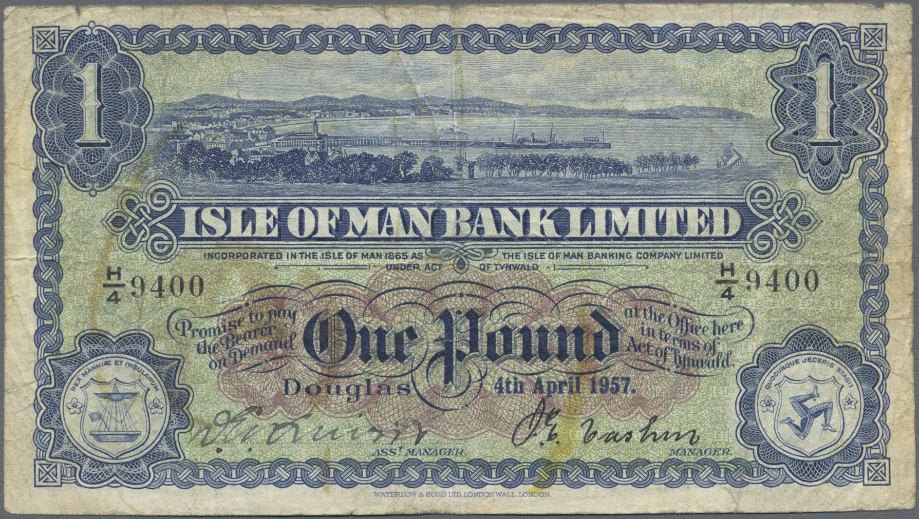 Lot 01851 - Isle of Man | Banknoten - Auktionshaus Christoph Gärtner GmbH & Co. KG Sale #45 Banknotes Worldwide Lot 01851 - Isle of Man | Banknoten - Auktionshaus Christoph Gärtner GmbH & Co. KG Sale #45 Banknotes Worldwide