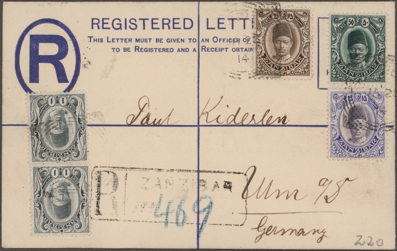 Lot 02235 - Zanzibar - Ganzsachen - Auktionshaus Christoph Gärtner GmbH & Co. KG 58th AUCTION - Day 2 Lot 02235 - Zanzibar - Ganzsachen - Auktionshaus Christoph Gärtner GmbH & Co. KG 58th AUCTION - Day 2