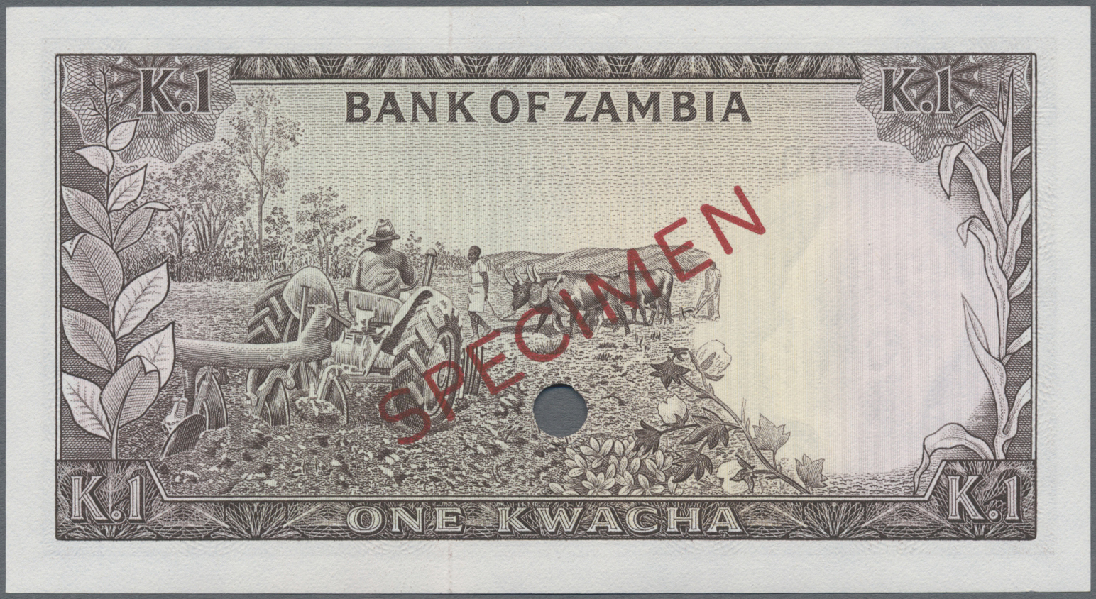 Stamp Auction - Zambia / Sambia | Banknoten - Sale #45 Banknotes ...