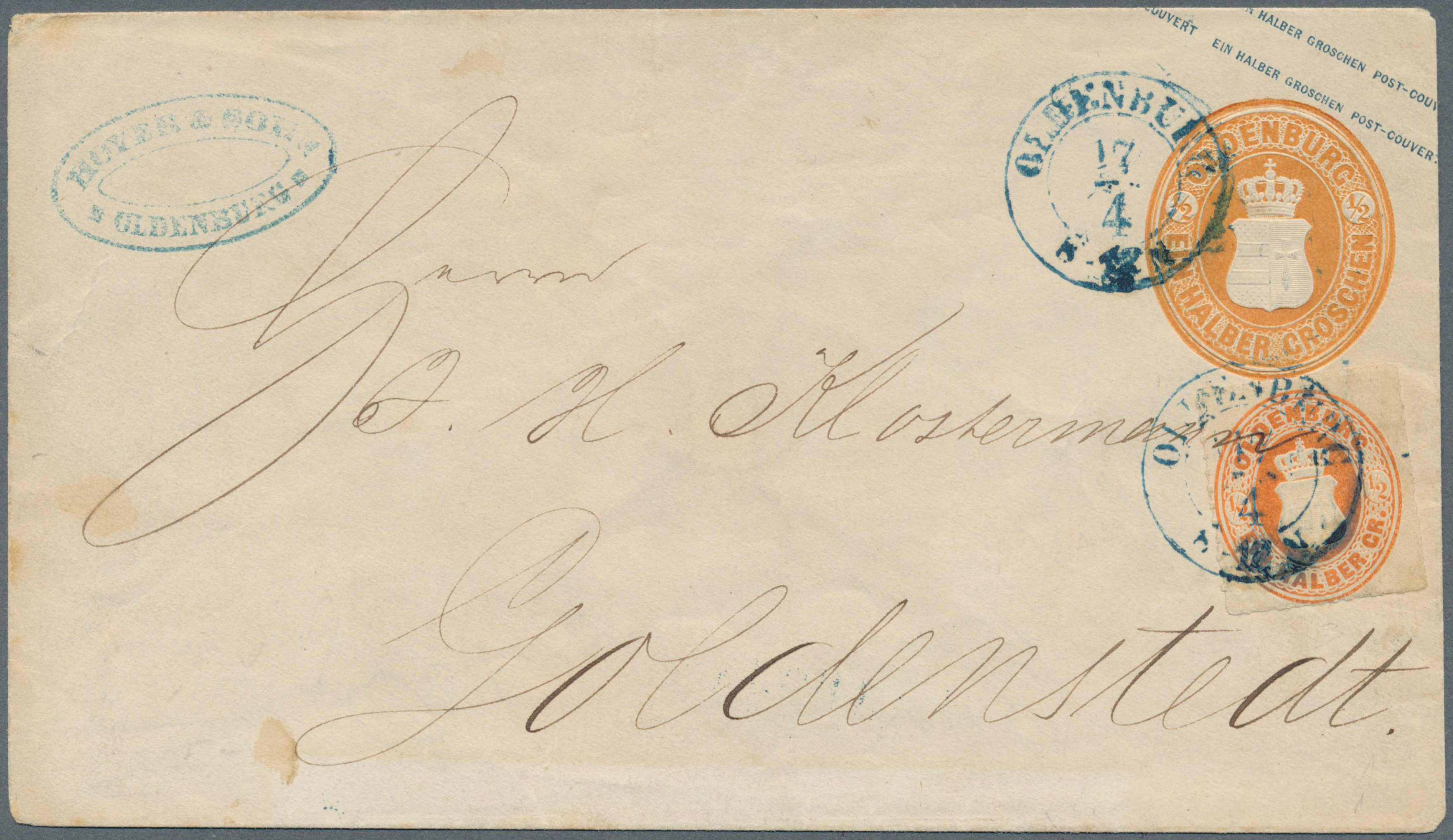 Lot 482 - Oldenburg - Ganzsachen - Auction #211 Lot 482 - Oldenburg - Ganzsachen - Auction #211