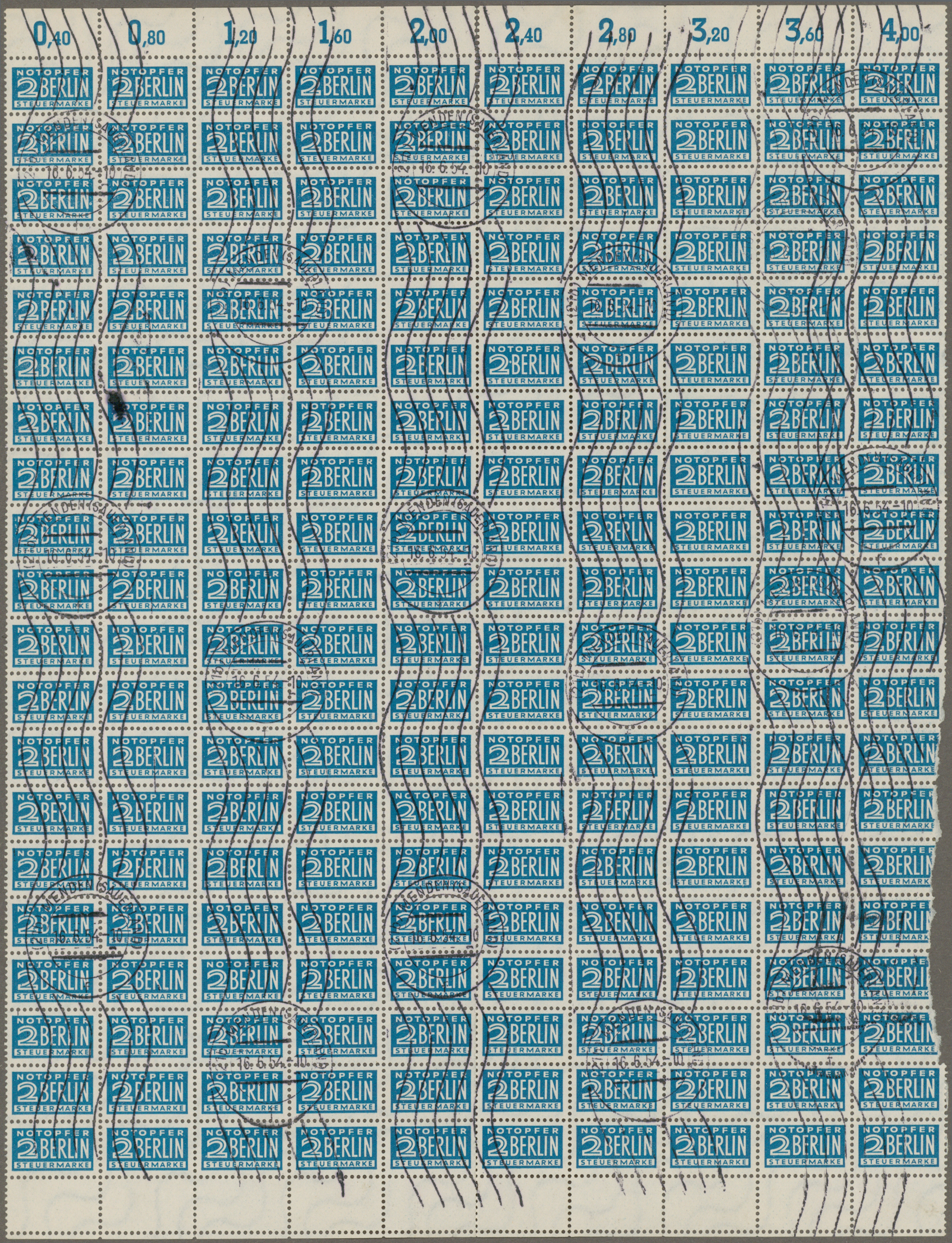 Lot 06733 - Bizone - Zwangszuschlagsmarken - Auktionshaus Christoph Gärtner GmbH & Co. KG 57th AUCTION - Day 3 Lot 06733 - Bizone - Zwangszuschlagsmarken - Auktionshaus Christoph Gärtner GmbH & Co. KG 57th AUCTION - Day 3