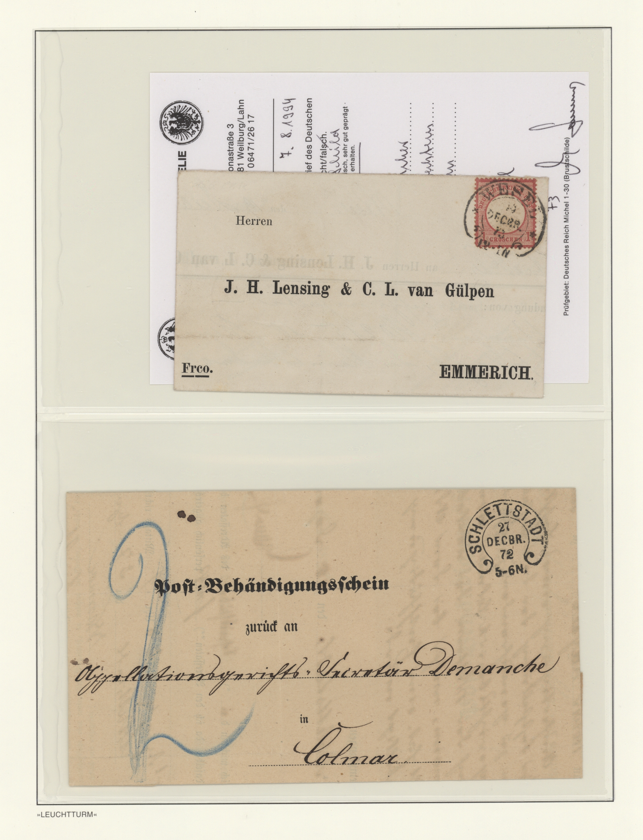 Lot 36868 - deutsches reich - hufeisenstempel  -  Auktionshaus Christoph Gärtner GmbH & Co. KG Sale #44 Collections Germany