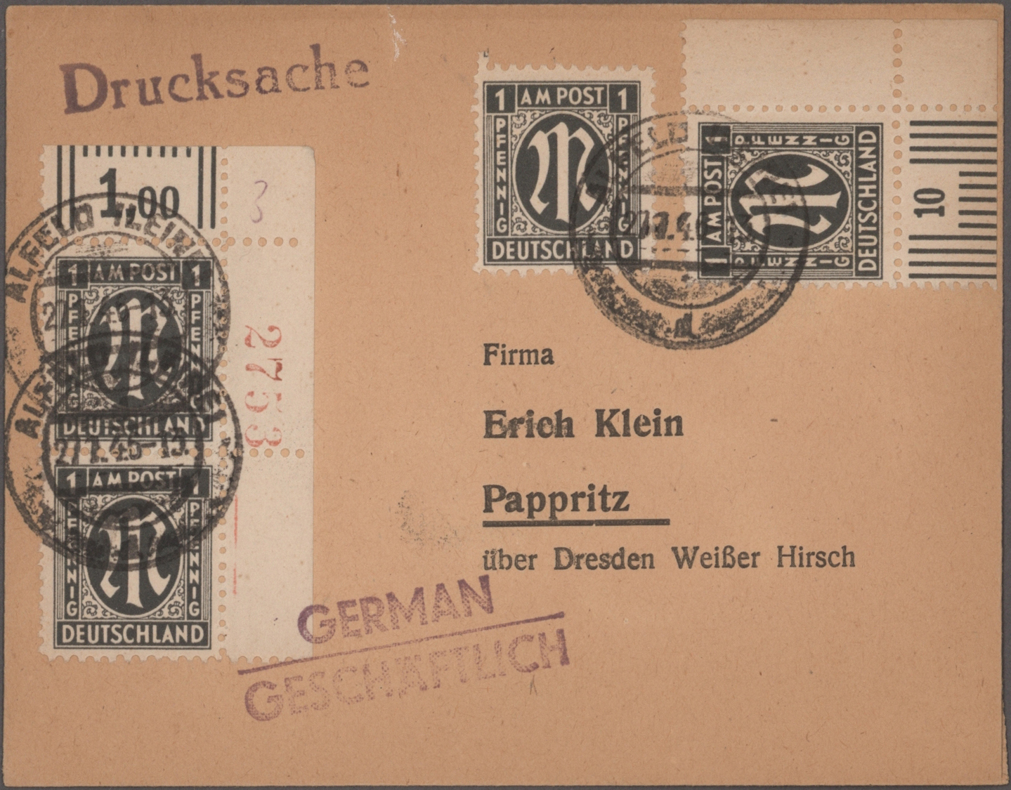 Lot 11767 - bizone - Auktionshaus Christoph Gärtner GmbH & Co. KG 57th AUCTION - Day 5 Lot 11767 - bizone - Auktionshaus Christoph Gärtner GmbH & Co. KG 57th AUCTION - Day 5