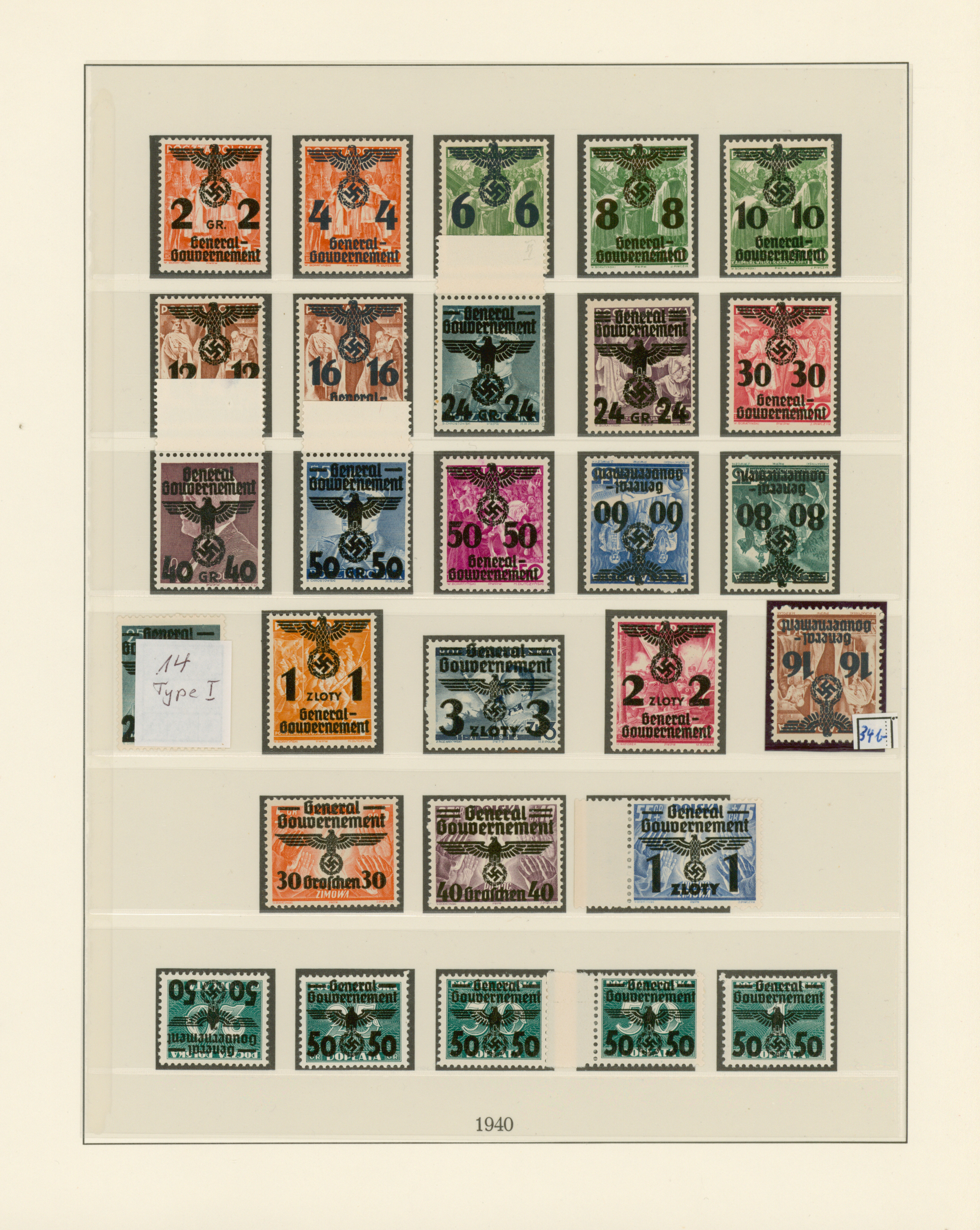 Lot 11111 - Dt. Besetzung II WK - Generalgouvernement - Auktionshaus Christoph Gärtner GmbH & Co. KG 57th AUCTION - Day 5 Lot 11111 - Dt. Besetzung II WK - Generalgouvernement - Auktionshaus Christoph Gärtner GmbH & Co. KG 57th AUCTION - Day 5