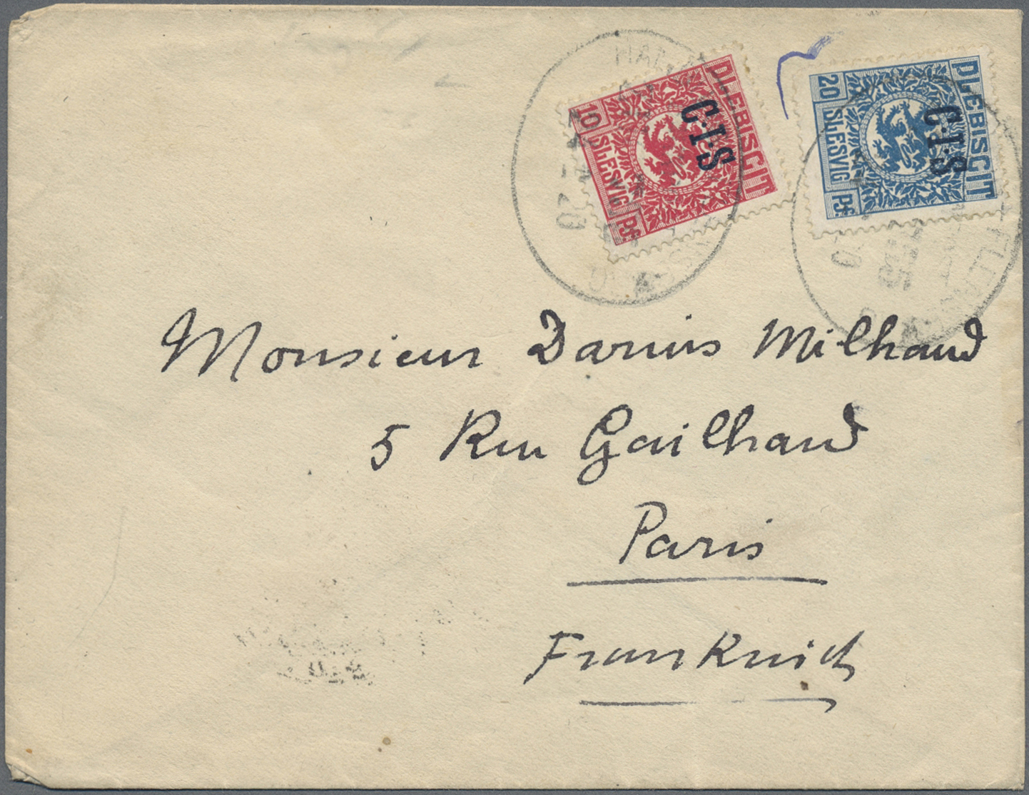 Lot 05791 - Deutsche Abstimmungsgebiete: Schleswig - Dienstmarken - Auktionshaus Christoph Gärtner GmbH & Co. KG 58th AUCTION - Day 2 Lot 05791 - Deutsche Abstimmungsgebiete: Schleswig - Dienstmarken - Auktionshaus Christoph Gärtner GmbH & Co. KG 58th AUCTION - Day 2