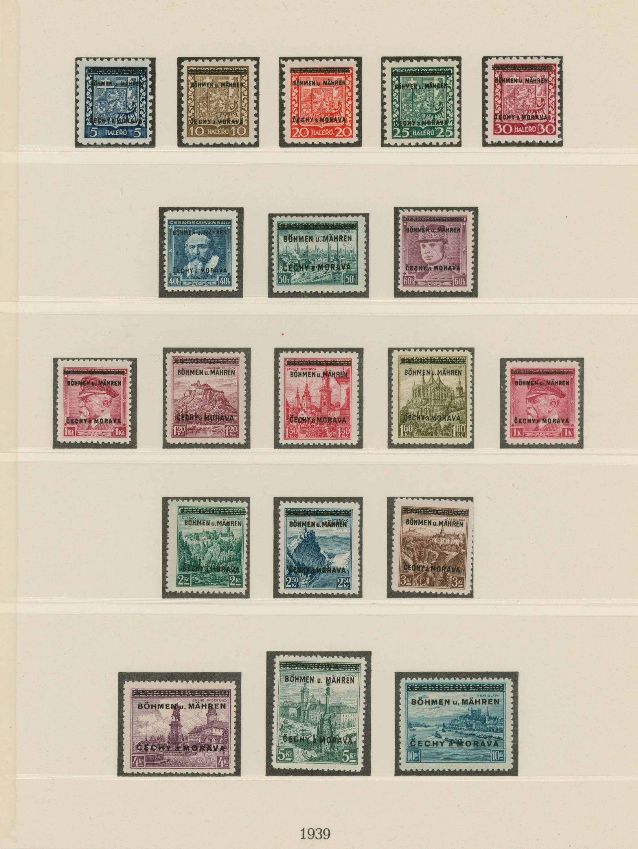 Lot 11099 - Dt. Besetzung II WK - Böhmen und Mähren - Auktionshaus Christoph Gärtner GmbH & Co. KG 57th AUCTION - Day 5 Lot 11099 - Dt. Besetzung II WK - Böhmen und Mähren - Auktionshaus Christoph Gärtner GmbH & Co. KG 57th AUCTION - Day 5
