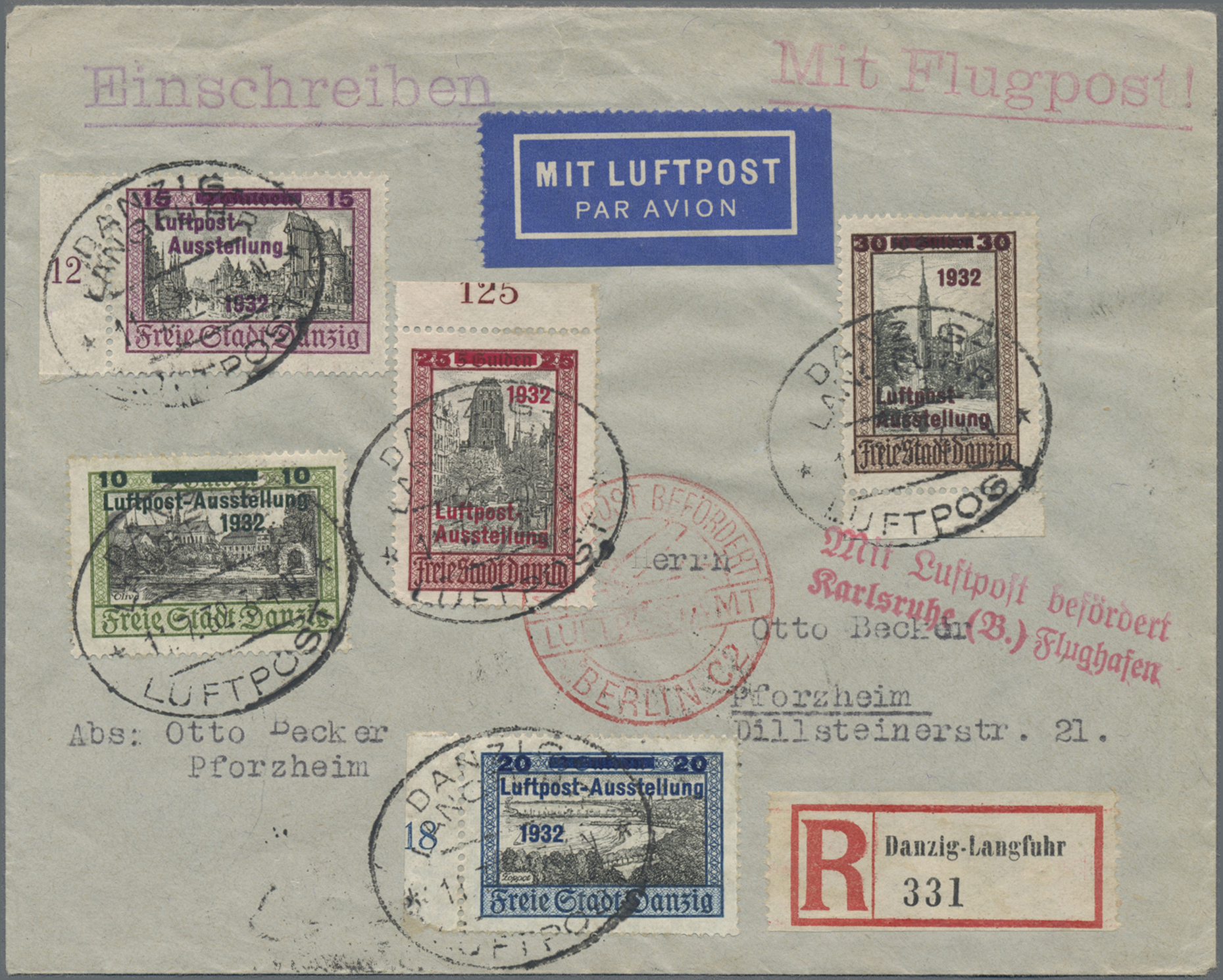 Lot 05943 - danzig - Auktionshaus Christoph Gärtner GmbH & Co. KG 57th AUCTION - Day 3 Lot 05943 - danzig - Auktionshaus Christoph Gärtner GmbH & Co. KG 57th AUCTION - Day 3