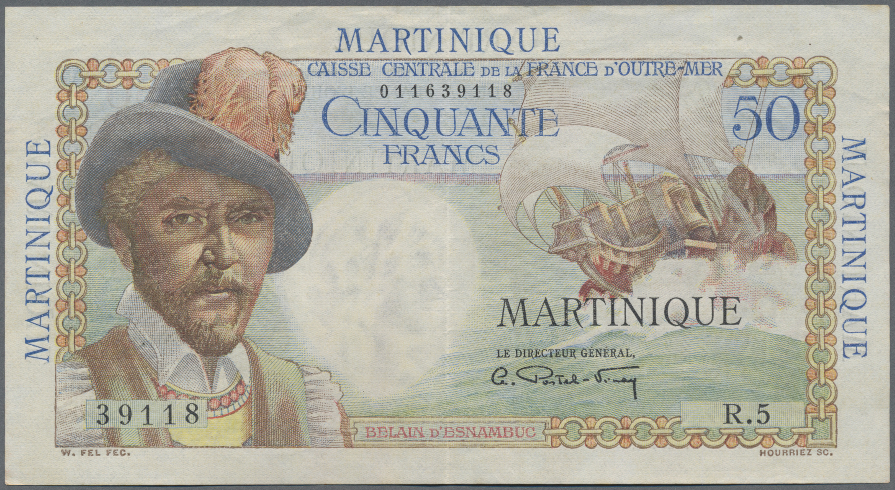 Lot 02017 - Martinique | Banknoten - Auktionshaus Christoph Gärtner GmbH & Co. KG Sale #45 Banknotes Worldwide Lot 02017 - Martinique | Banknoten - Auktionshaus Christoph Gärtner GmbH & Co. KG Sale #45 Banknotes Worldwide