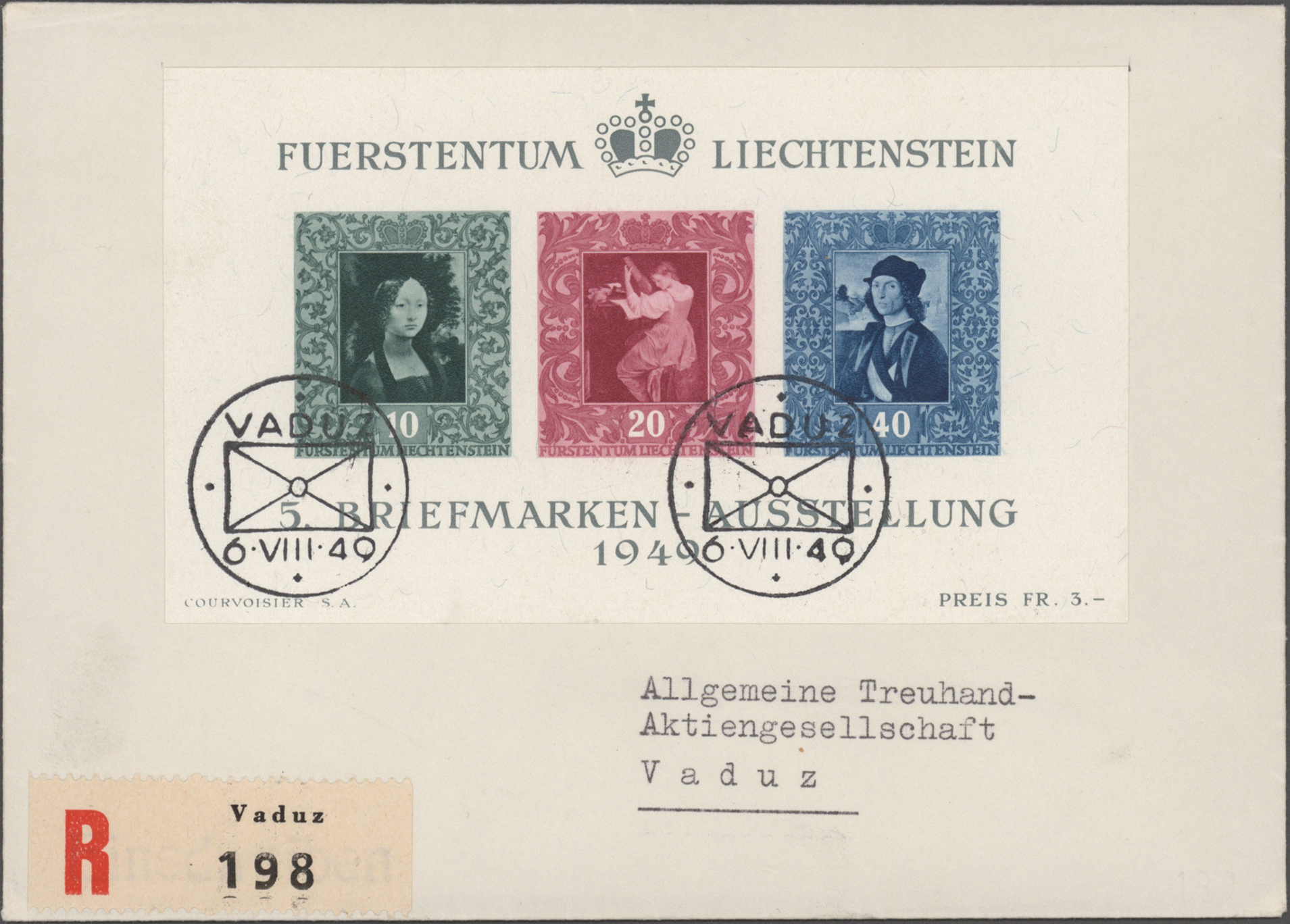 Lot 09348 - Liechtenstein - Auktionshaus Christoph Gärtner GmbH & Co. KG 56th AUCTION - Day 4 Lot 09348 - Liechtenstein - Auktionshaus Christoph Gärtner GmbH & Co. KG 56th AUCTION - Day 4