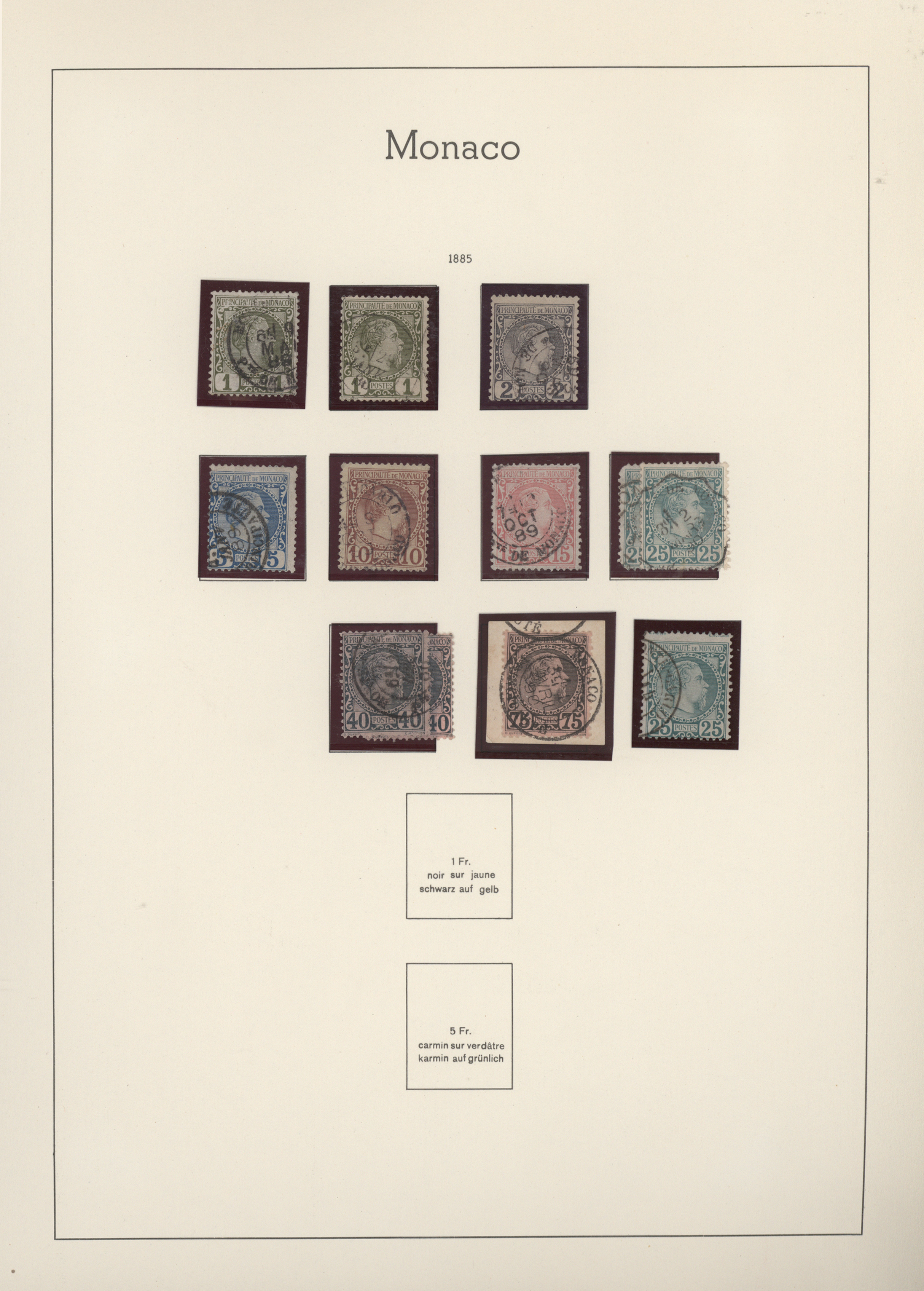 Lot 12403 - Monaco - Auktionshaus Christoph Gärtner GmbH & Co. KG 58th AUCTION - Day 4 Lot 12403 - Monaco - Auktionshaus Christoph Gärtner GmbH & Co. KG 58th AUCTION - Day 4