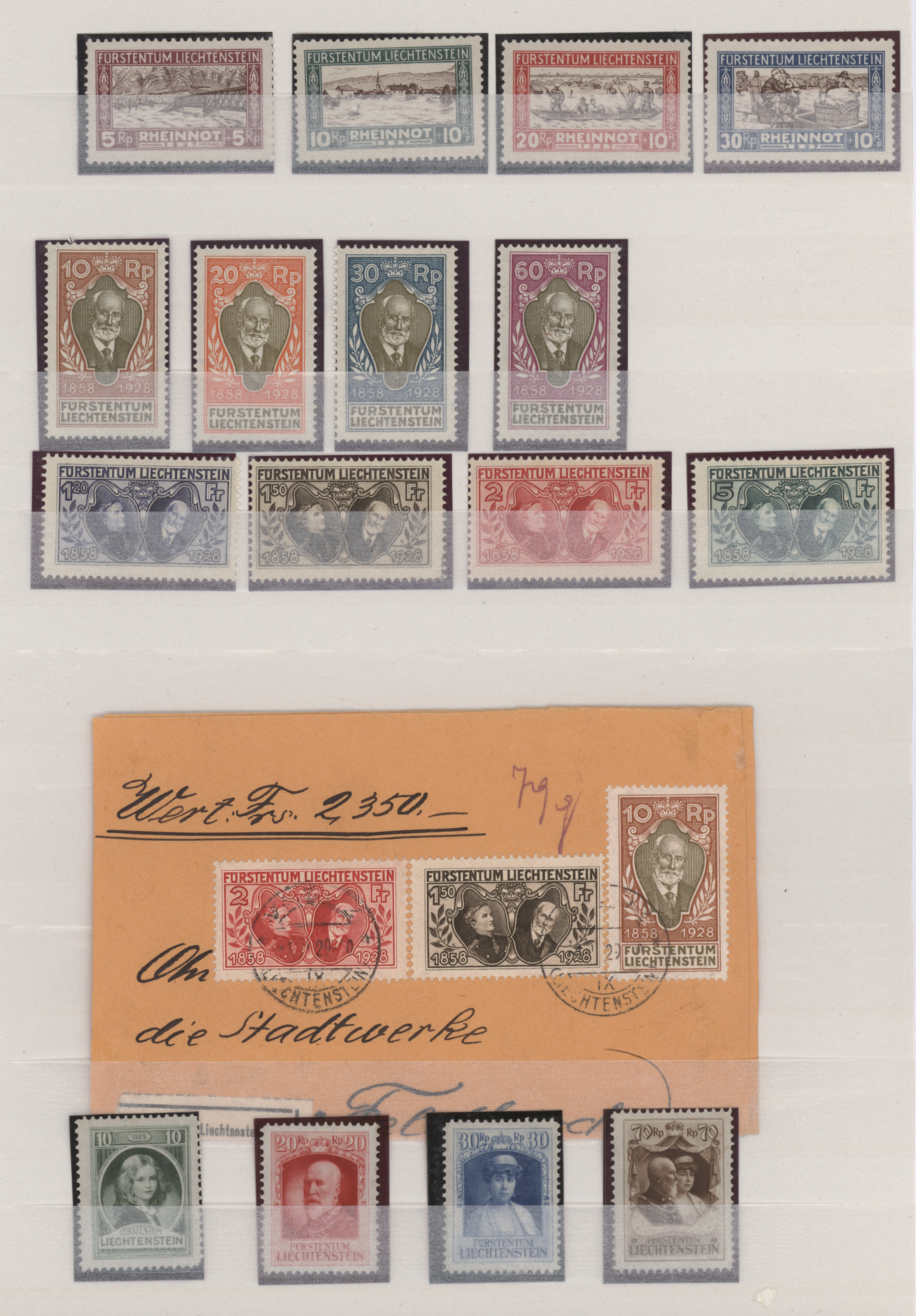 Lot 09330 - Liechtenstein - Auktionshaus Christoph Gärtner GmbH & Co. KG 56th AUCTION - Day 4 Lot 09330 - Liechtenstein - Auktionshaus Christoph Gärtner GmbH & Co. KG 56th AUCTION - Day 4