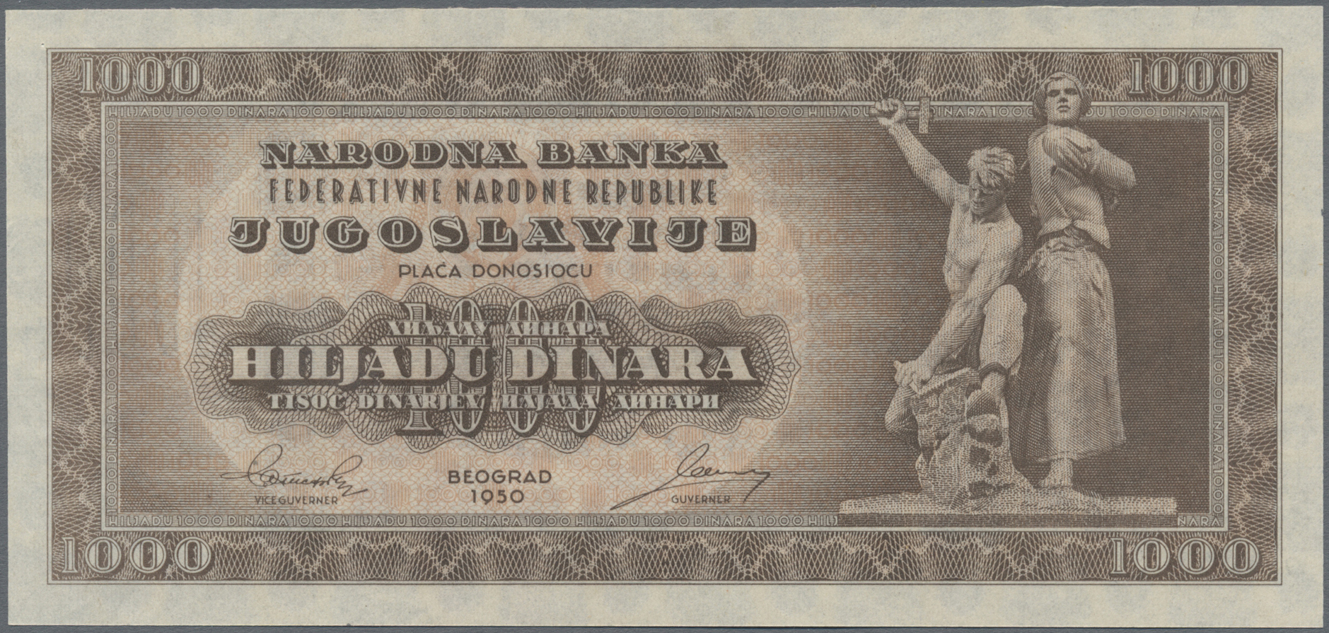 Lot 02900 - Yugoslavia / Jugoslavien | Banknoten - Auktionshaus Christoph Gärtner GmbH & Co. KG Sale #45 Banknotes Worldwide Lot 02900 - Yugoslavia / Jugoslavien | Banknoten - Auktionshaus Christoph Gärtner GmbH & Co. KG Sale #45 Banknotes Worldwide