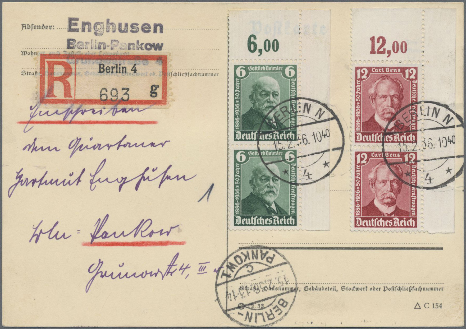 Lot 36702 - Deutsches Reich - 3. Reich  -  Auktionshaus Christoph Gärtner GmbH & Co. KG Sale #44 Collections Germany