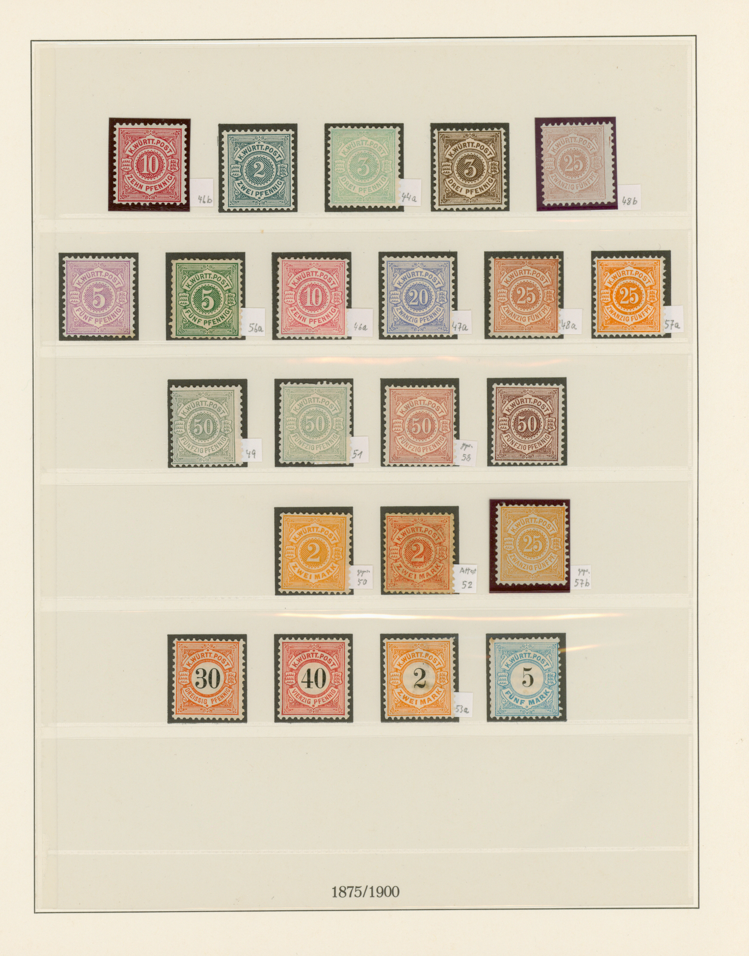 Lot 10380 - Württemberg - Marken und Briefe  -  Auktionshaus Christoph Gärtner GmbH & Co. KG 57th AUCTION - Day 5