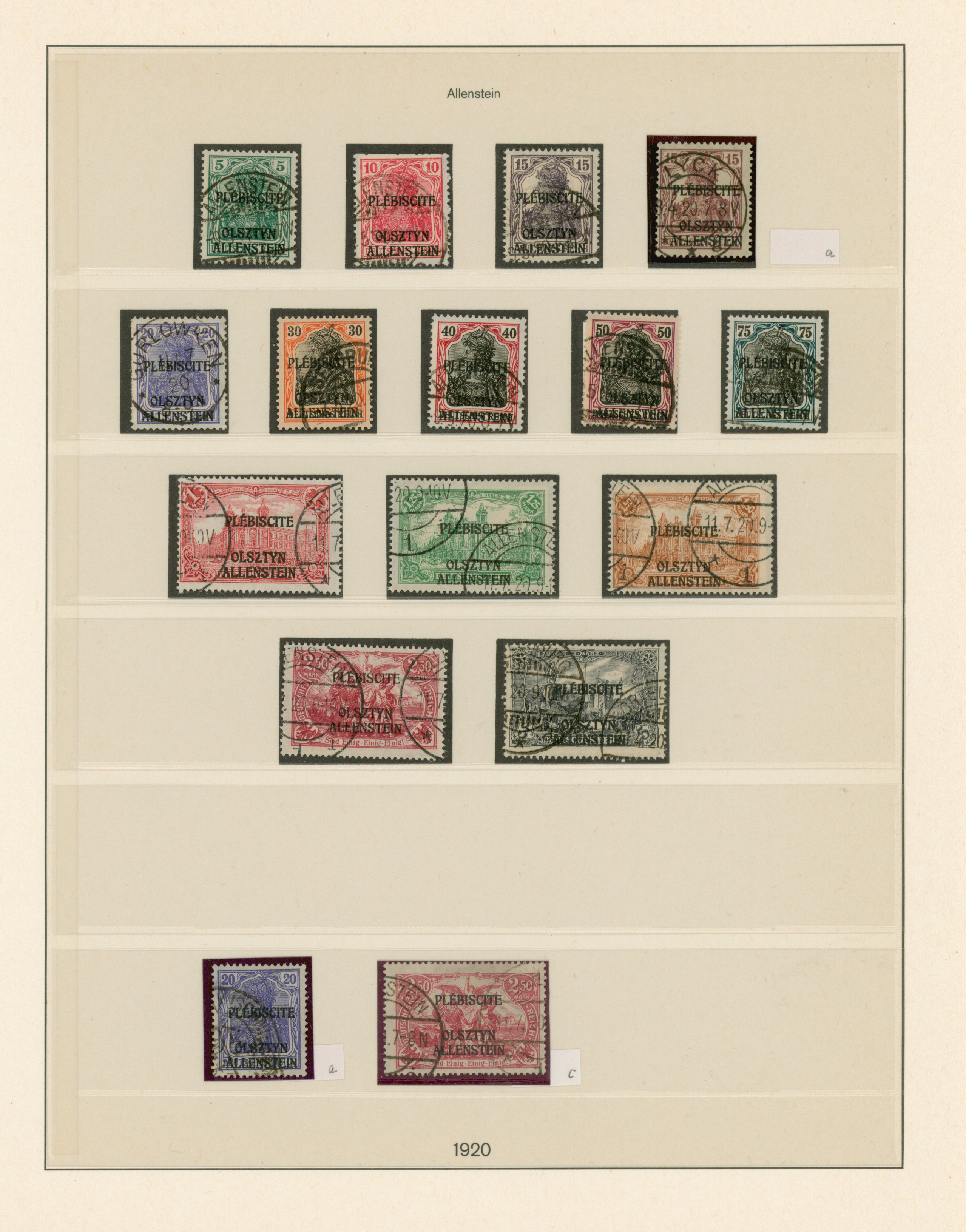 Lot 11026 - Deutsche Abstimmungsgebiete: Allenstein - Auktionshaus Christoph Gärtner GmbH & Co. KG 57th AUCTION - Day 5 Lot 11026 - Deutsche Abstimmungsgebiete: Allenstein - Auktionshaus Christoph Gärtner GmbH & Co. KG 57th AUCTION - Day 5