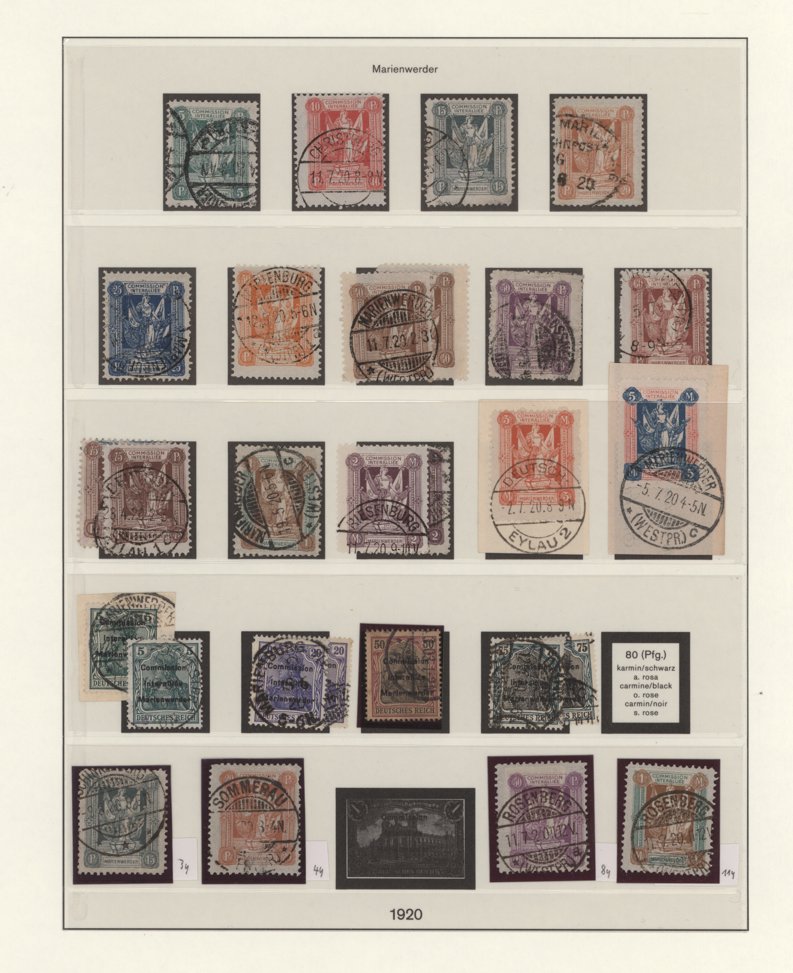 Lot 11028 - Deutsche Abstimmungsgebiete: Marienwerder - Auktionshaus Christoph Gärtner GmbH & Co. KG 57th AUCTION - Day 5 Lot 11028 - Deutsche Abstimmungsgebiete: Marienwerder - Auktionshaus Christoph Gärtner GmbH & Co. KG 57th AUCTION - Day 5