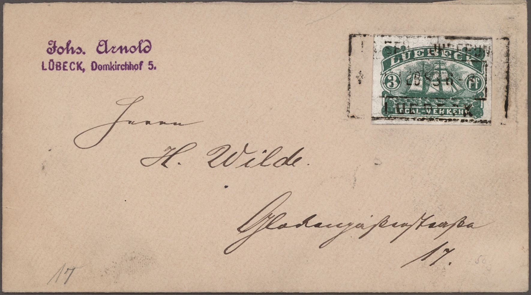 Lot 10417 - Deutsches Reich - Privatpost (Stadtpost) - Auktionshaus Christoph Gärtner GmbH & Co. KG 58th AUCTION - Day 3 Lot 10417 - Deutsches Reich - Privatpost (Stadtpost) - Auktionshaus Christoph Gärtner GmbH & Co. KG 58th AUCTION - Day 3