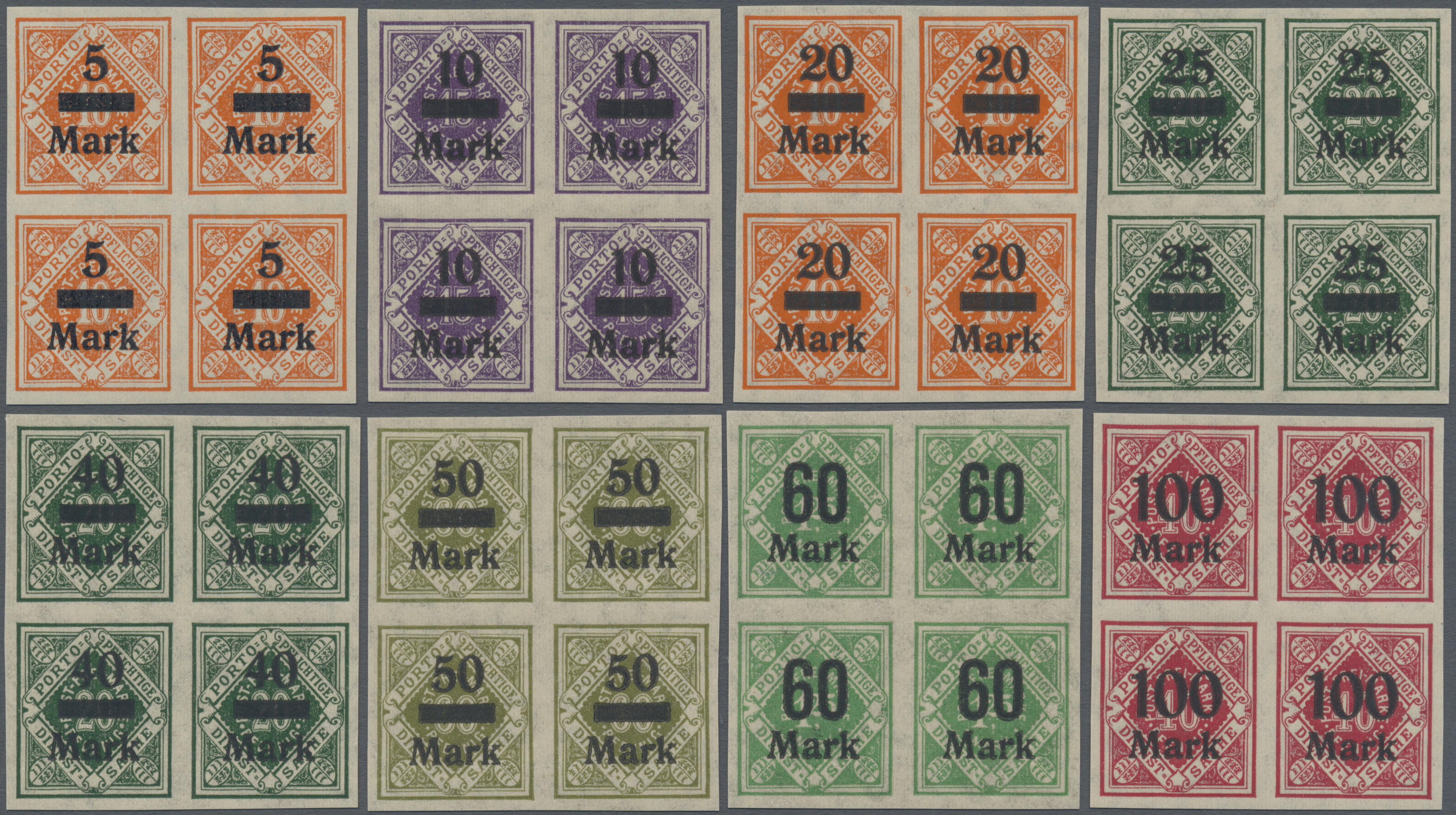 Lot 05274 - Württemberg - Marken und Briefe - Auktionshaus Christoph Gärtner GmbH & Co. KG 55th AUCTION - Day 3 Lot 05274 - Württemberg - Marken und Briefe - Auktionshaus Christoph Gärtner GmbH & Co. KG 55th AUCTION - Day 3