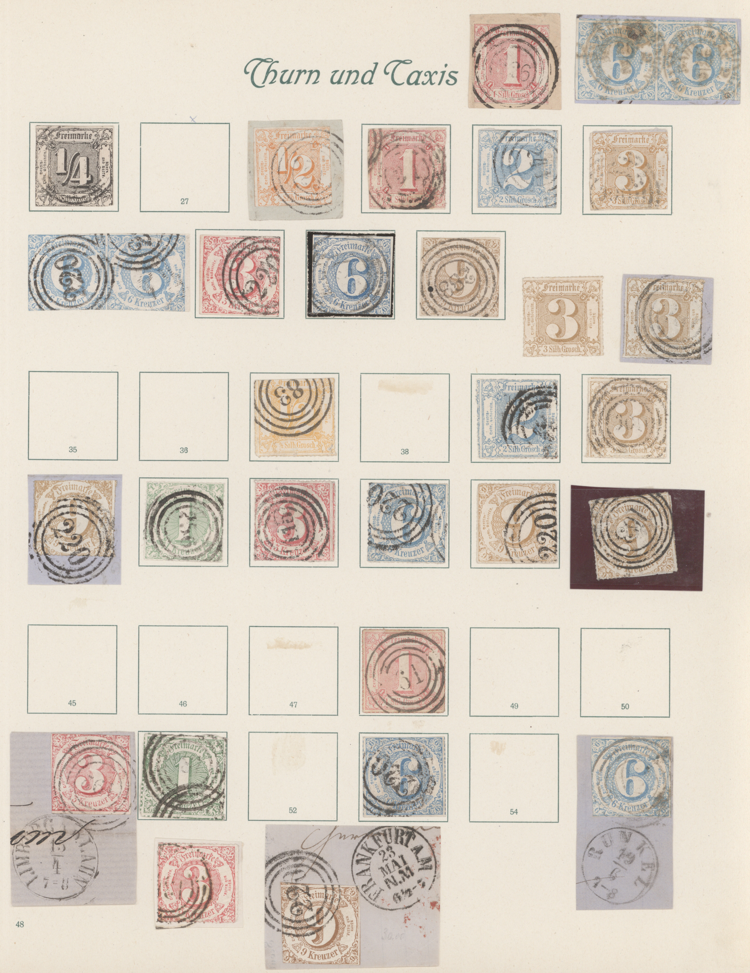 Lot 10305 - Thurn & Taxis - Marken und Briefe - Auktionshaus Christoph Gärtner GmbH & Co. KG 57th AUCTION - Day 5 Lot 10305 - Thurn & Taxis - Marken und Briefe - Auktionshaus Christoph Gärtner GmbH & Co. KG 57th AUCTION - Day 5