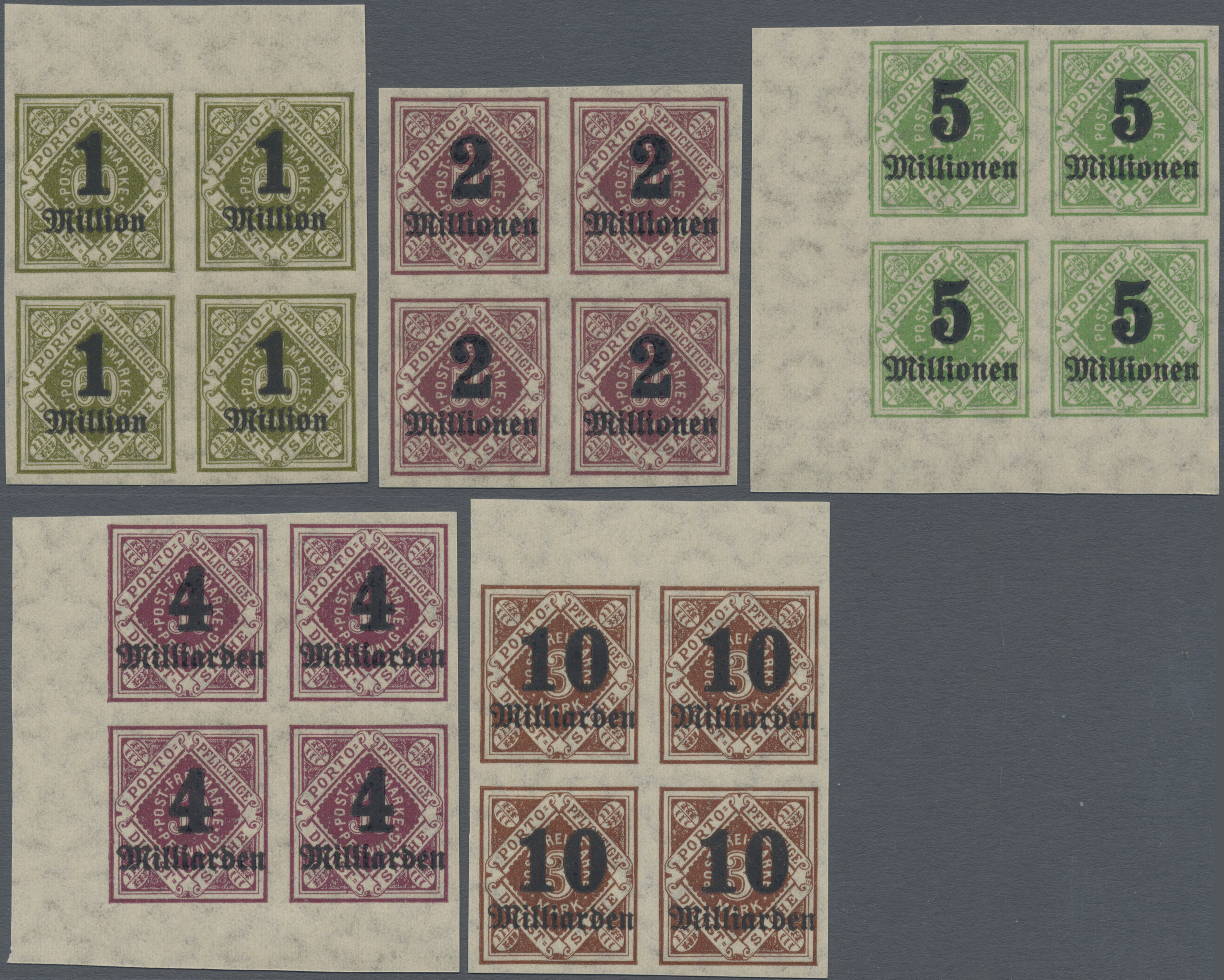 Lot 03089 - Württemberg - Marken und Briefe  -  Auktionshaus Christoph Gärtner GmbH & Co. KG 53rd AUCTION - Day 3 Germany
