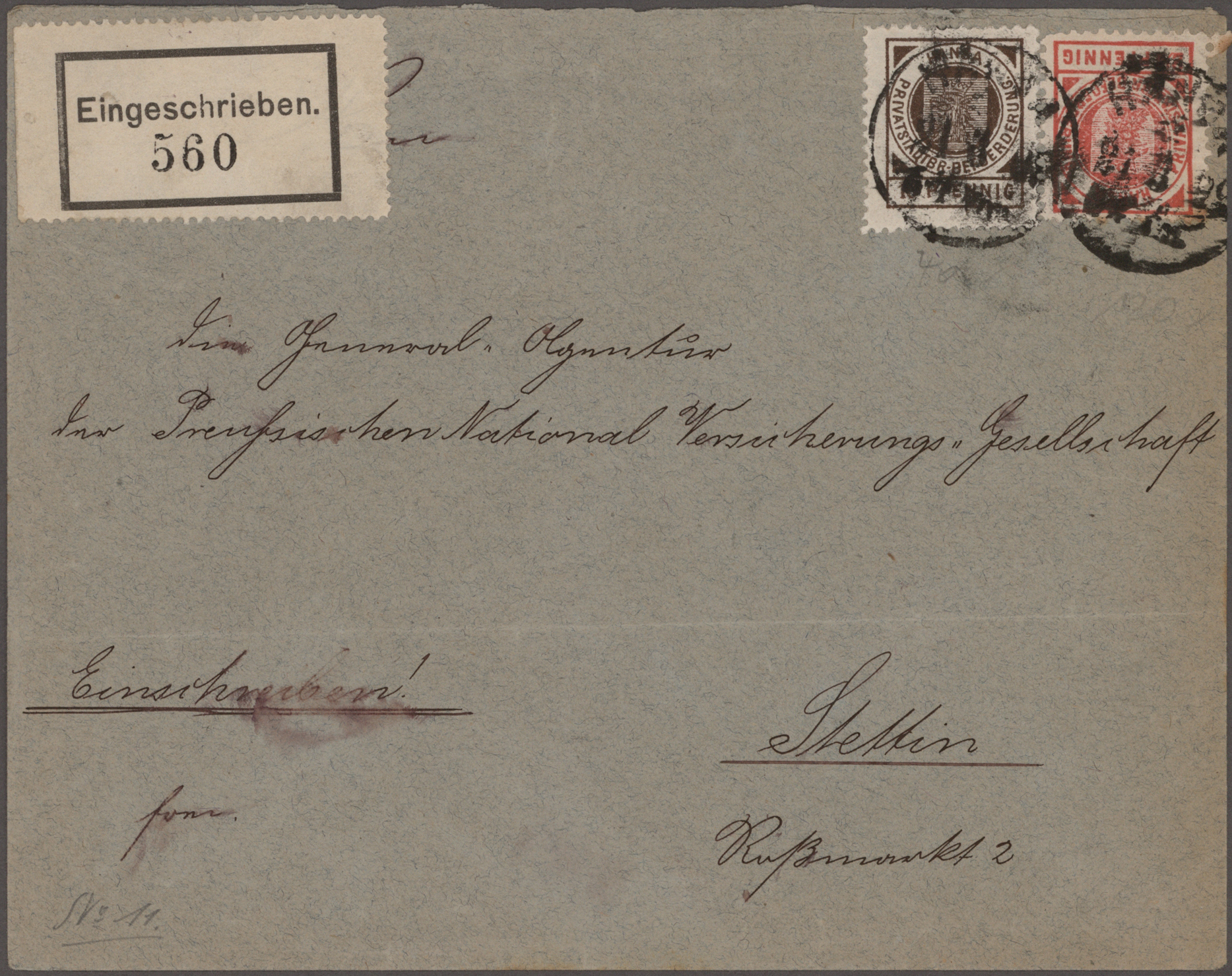 Lot 10464 - Deutsches Reich - Privatpost (Stadtpost)  -  Auktionshaus Christoph Gärtner GmbH & Co. KG 58th AUCTION - Day 3