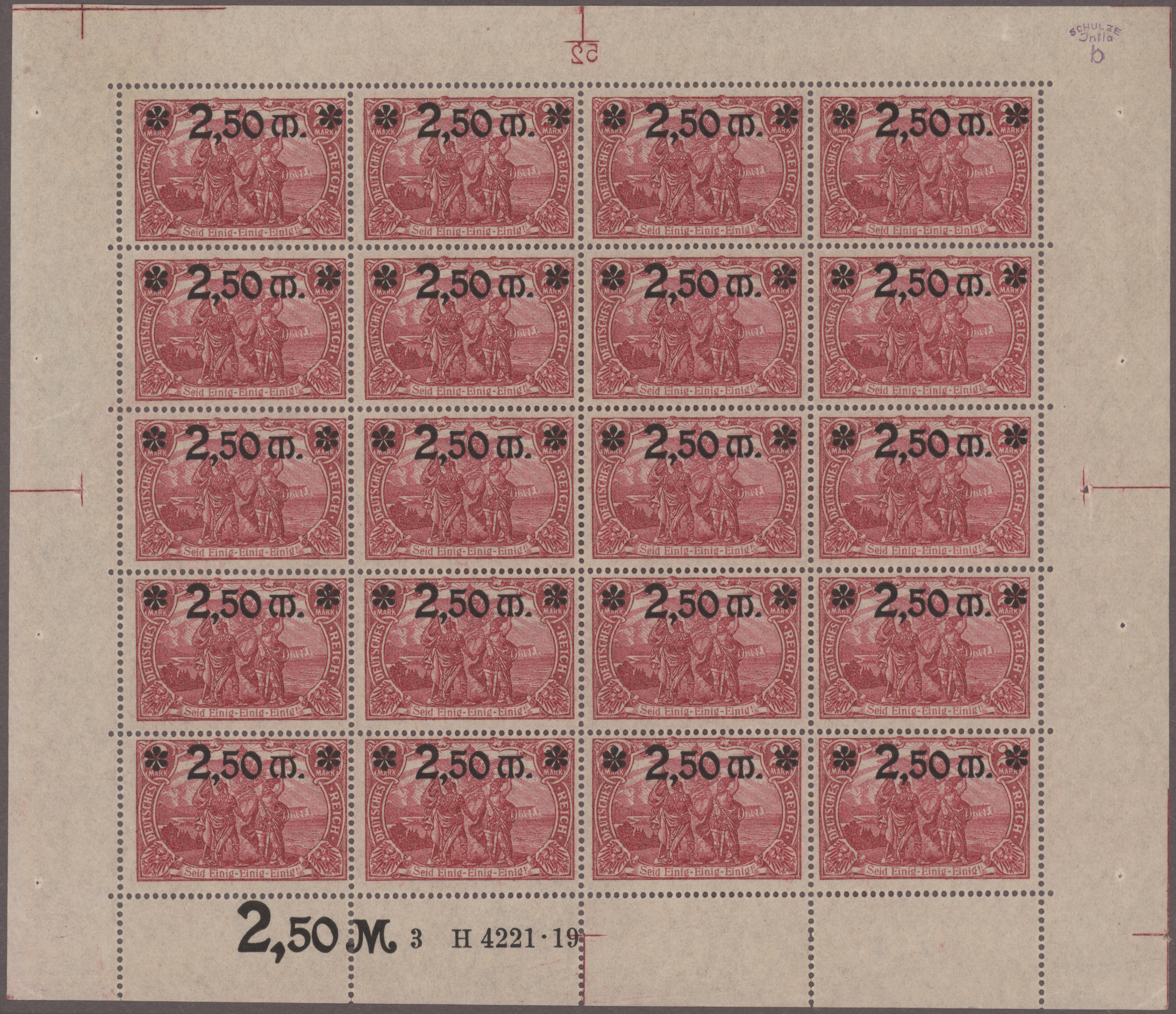 Lot 10425 - Deutsches Reich - Auktionshaus Christoph Gärtner GmbH & Co. KG 57th AUCTION - Day 5 Lot 10425 - Deutsches Reich - Auktionshaus Christoph Gärtner GmbH & Co. KG 57th AUCTION - Day 5