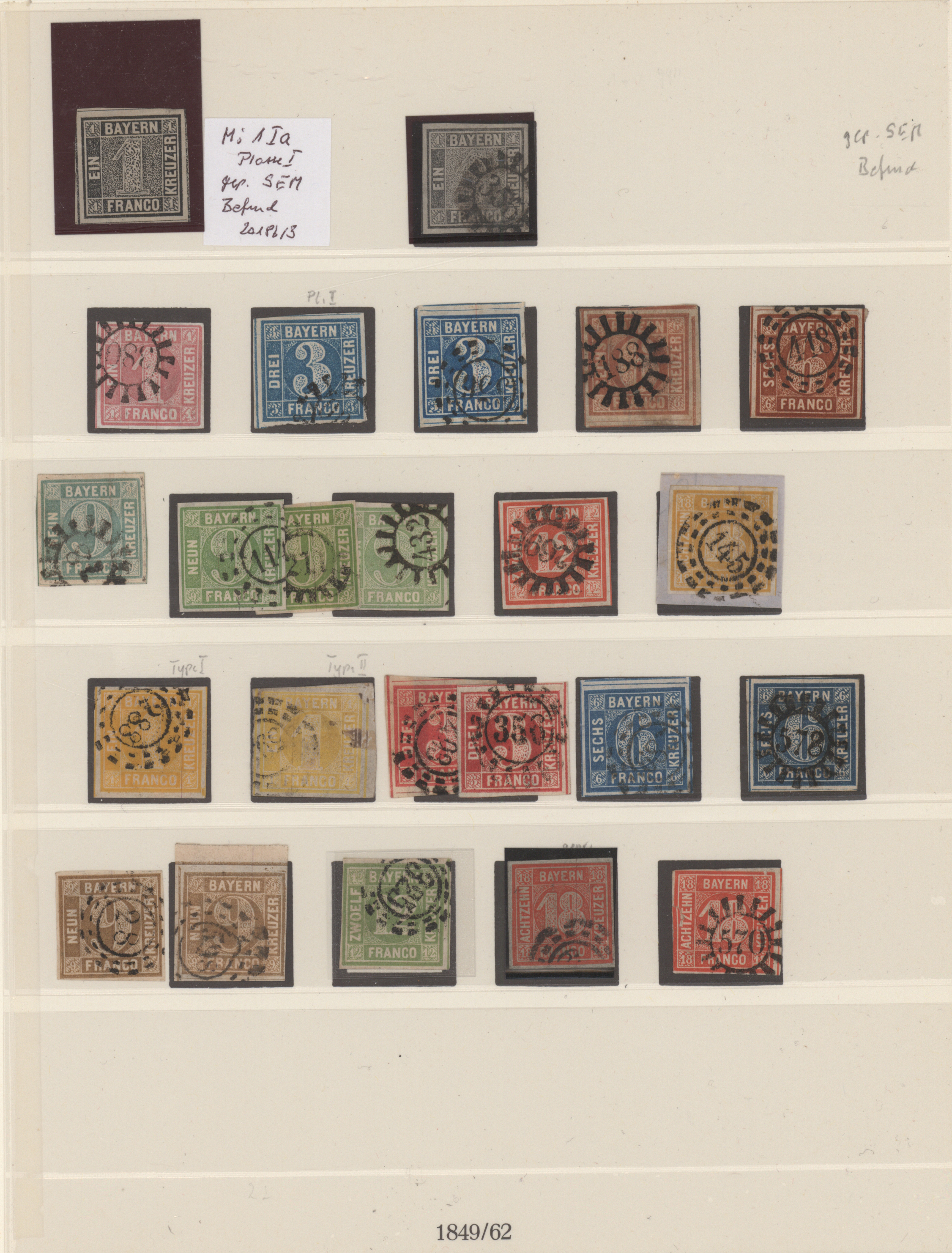 Lot 10179 - Bayern - Marken und Briefe - Auktionshaus Christoph Gärtner GmbH & Co. KG 57th AUCTION - Day 5 Lot 10179 - Bayern - Marken und Briefe - Auktionshaus Christoph Gärtner GmbH & Co. KG 57th AUCTION - Day 5