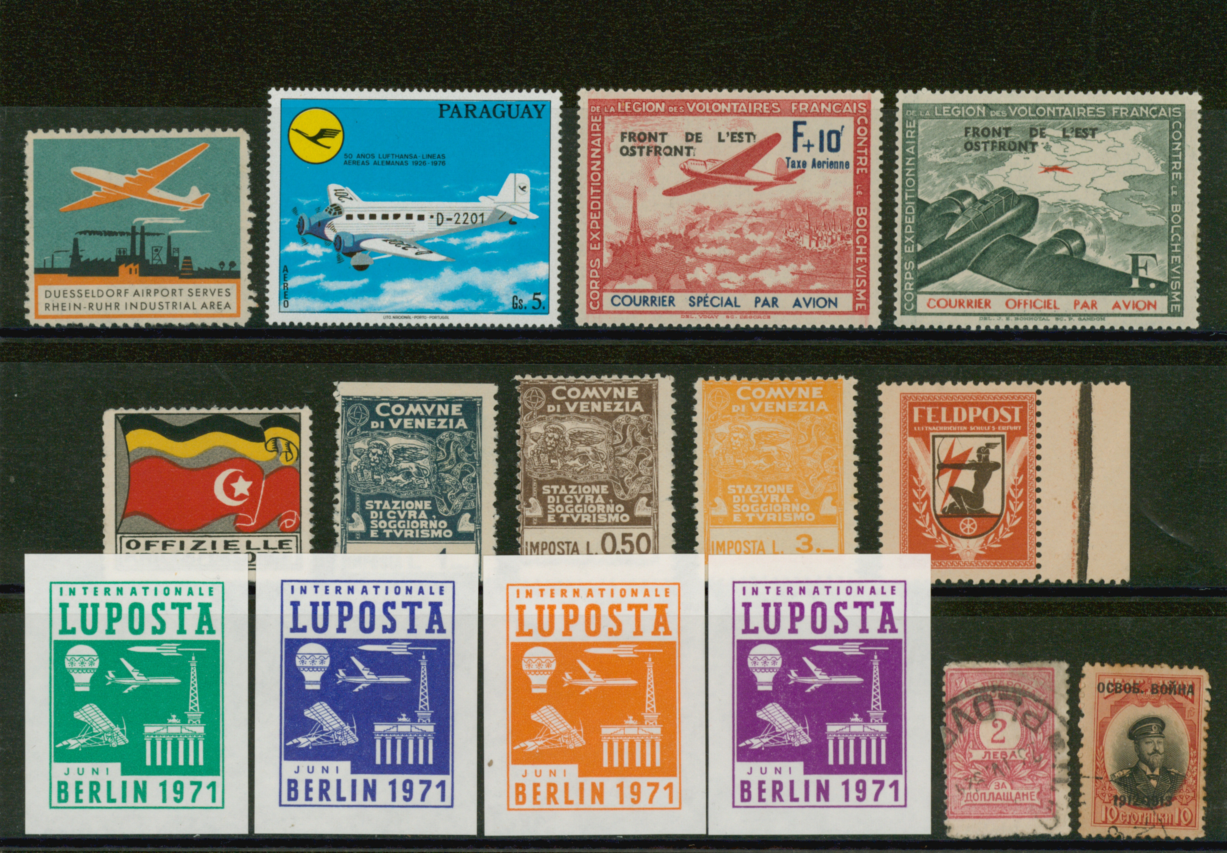Lot 11536 - flugpost alle welt - Auktionshaus Christoph Gärtner GmbH & Co. KG 58th AUCTION - Day 4 Lot 11536 - flugpost alle welt - Auktionshaus Christoph Gärtner GmbH & Co. KG 58th AUCTION - Day 4