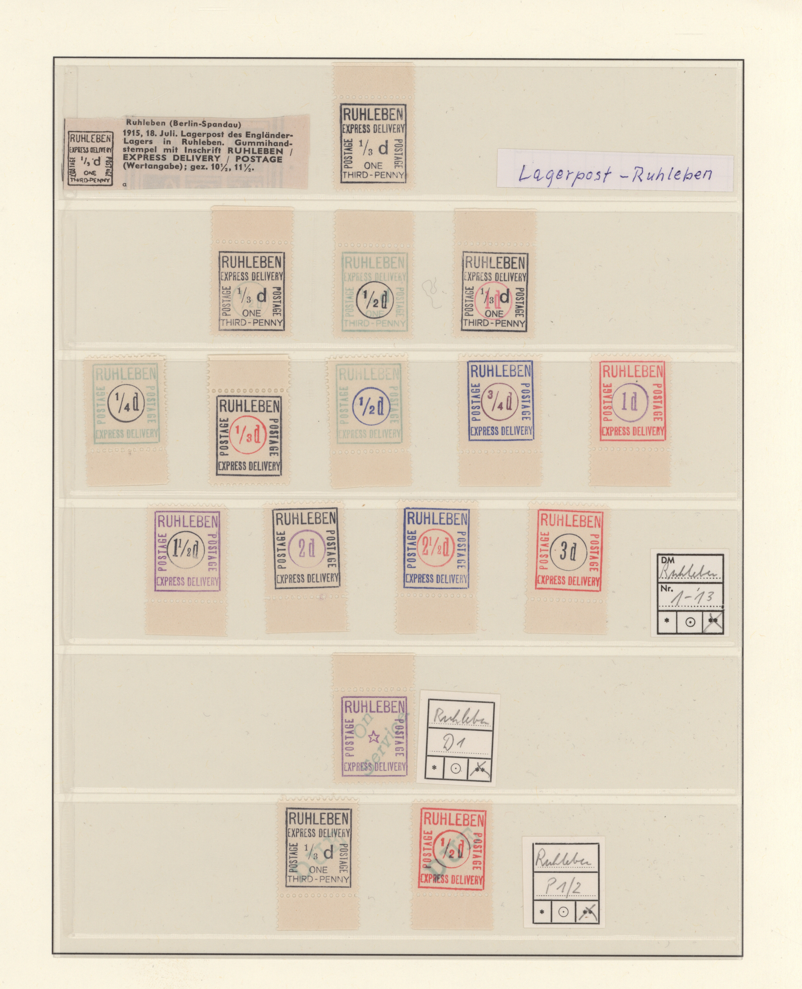 Lot 11158 - lagerpost: ruhleben  -  Auktionshaus Christoph Gärtner GmbH & Co. KG 57th AUCTION - Day 5