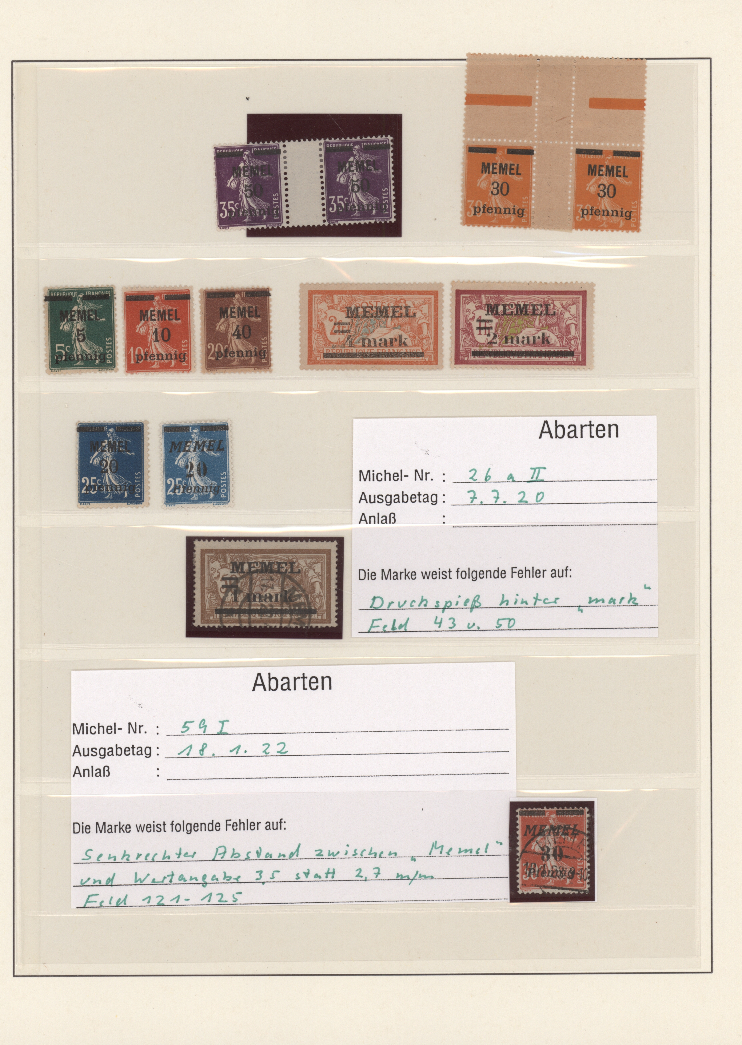 Lot 11077 - Memel  -  Auktionshaus Christoph Gärtner GmbH & Co. KG 57th AUCTION - Day 5