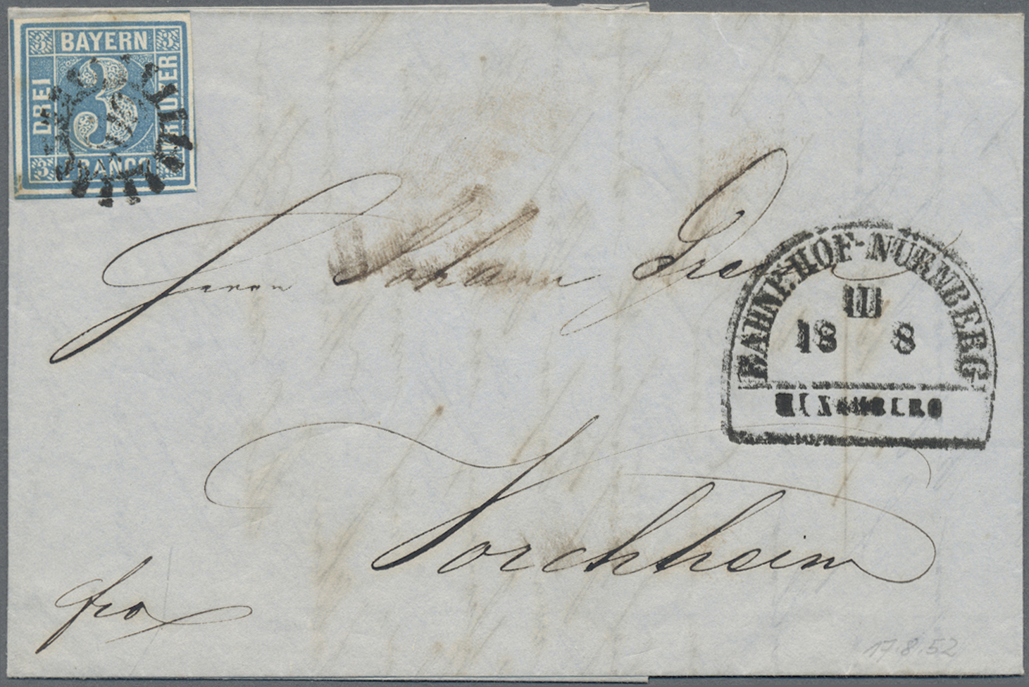 Lot 04528 - Bayern - Marken und Briefe - Auktionshaus Christoph Gärtner GmbH & Co. KG 57th AUCTION - Day 3 Lot 04528 - Bayern - Marken und Briefe - Auktionshaus Christoph Gärtner GmbH & Co. KG 57th AUCTION - Day 3