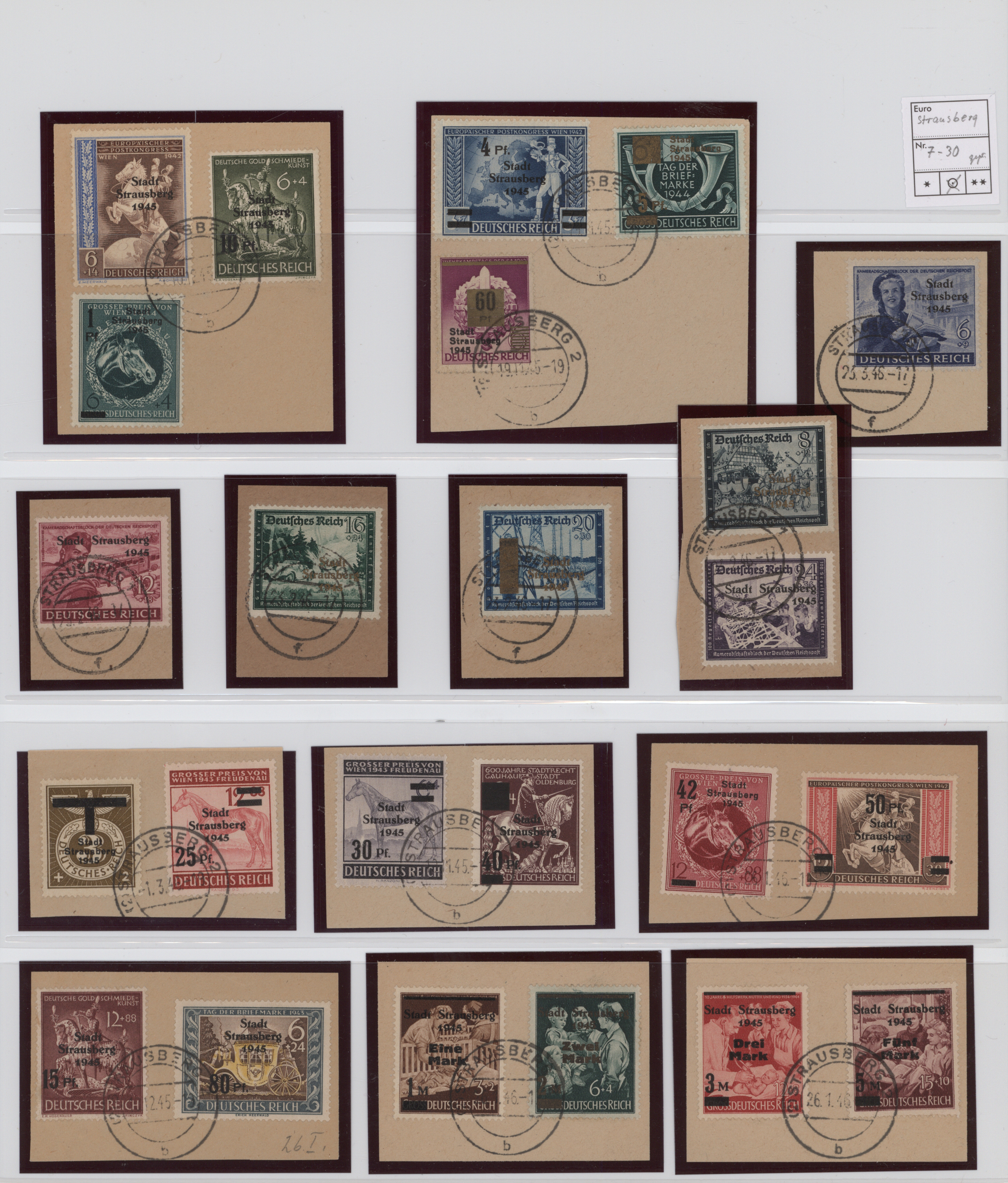 Lot 11267 - deutsche lokalausgaben ab 1945 - Auktionshaus Christoph Gärtner GmbH & Co. KG 57th AUCTION - Day 5 Lot 11267 - deutsche lokalausgaben ab 1945 - Auktionshaus Christoph Gärtner GmbH & Co. KG 57th AUCTION - Day 5