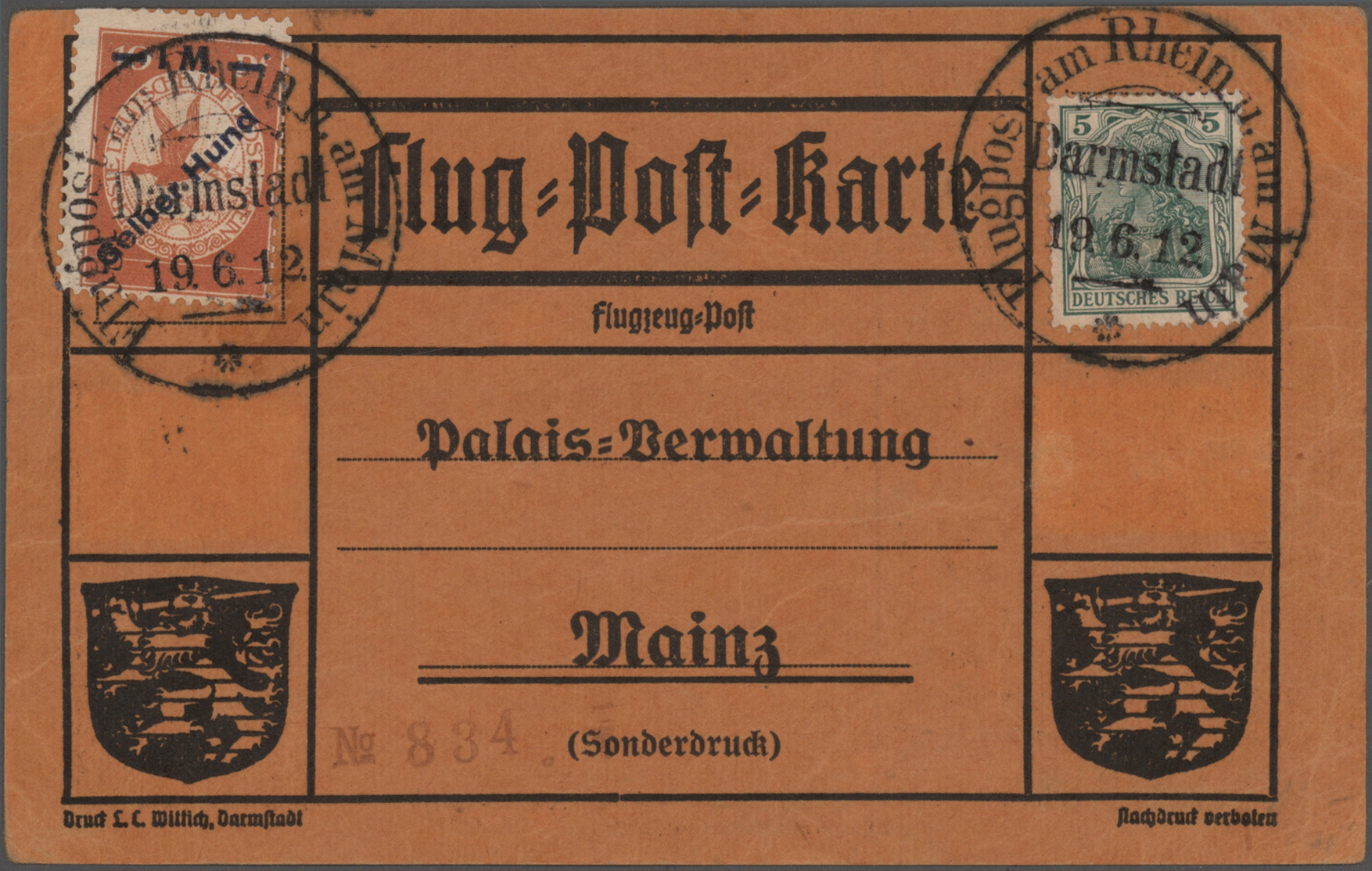 Lot 11549 - zeppelinpost deutschland - Auktionshaus Christoph Gärtner GmbH & Co. KG 58th AUCTION - Day 4 Lot 11549 - zeppelinpost deutschland - Auktionshaus Christoph Gärtner GmbH & Co. KG 58th AUCTION - Day 4