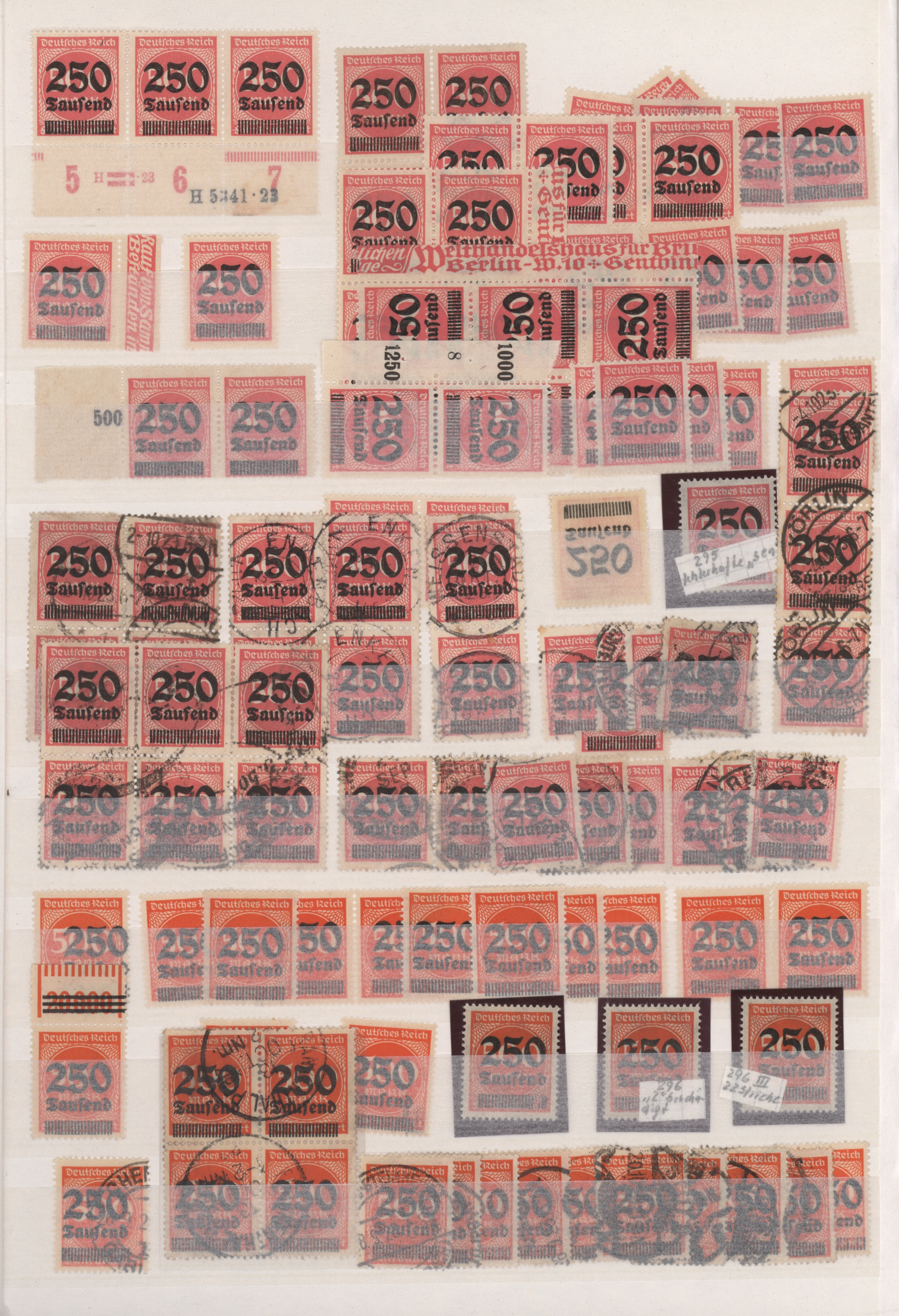 Lot 10647 - Deutsches Reich - Inflation  -  Auktionshaus Christoph Gärtner GmbH & Co. KG 57th AUCTION - Day 5