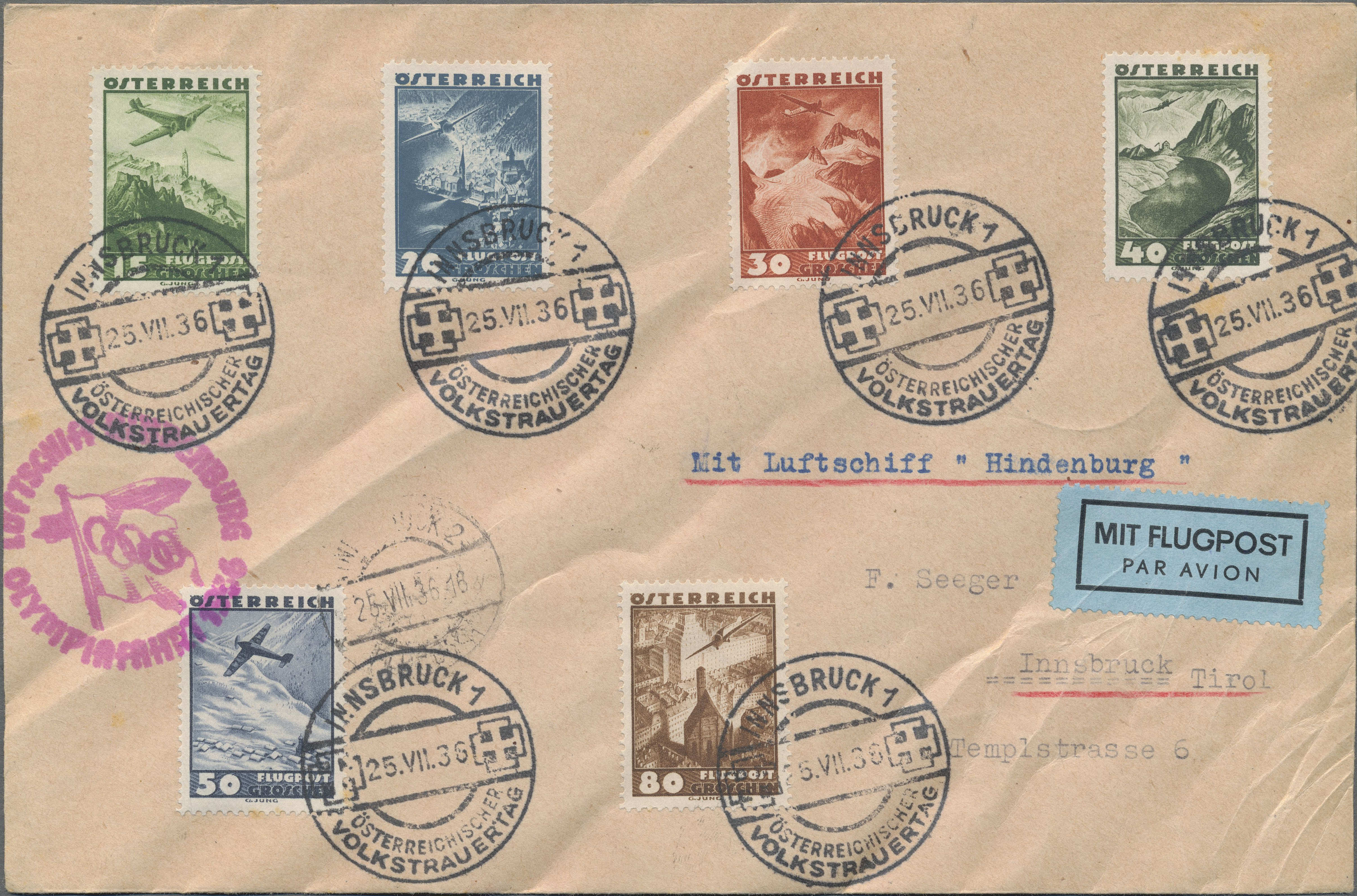 Lot 04029 - Österreich - Zeppelinpost - Auktionshaus Christoph Gärtner GmbH & Co. KG 57th AUCTION - Day 2 Lot 04029 - Österreich - Zeppelinpost - Auktionshaus Christoph Gärtner GmbH & Co. KG 57th AUCTION - Day 2