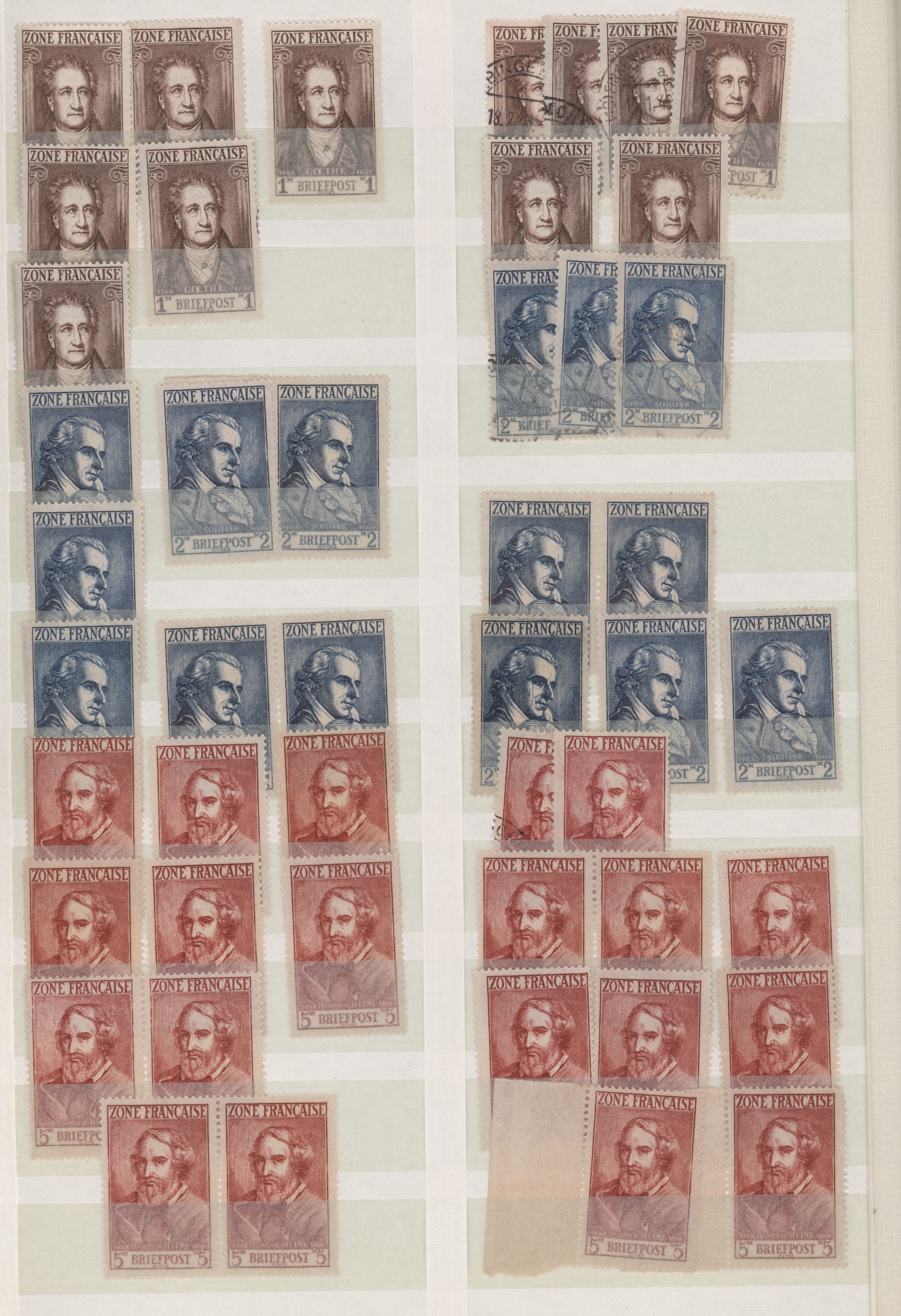 Lot 11691 - französische zone - Auktionshaus Christoph Gärtner GmbH & Co. KG 57th AUCTION - Day 5 Lot 11691 - französische zone - Auktionshaus Christoph Gärtner GmbH & Co. KG 57th AUCTION - Day 5