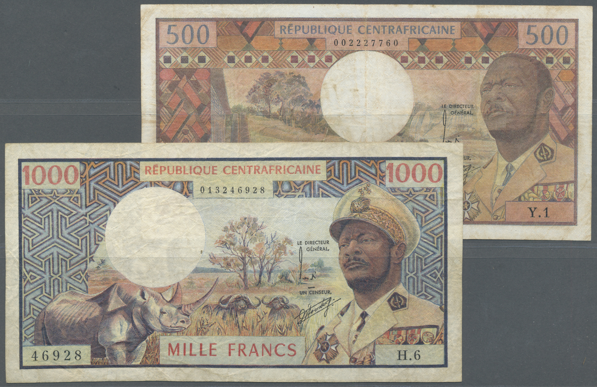 Lot 01302 - Central African Republic / Zentralafrikanische Republik | Banknoten - Auktionshaus Christoph Gärtner GmbH & Co. KG Sale #45 Banknotes Worldwide Lot 01302 - Central African Republic / Zentralafrikanische Republik | Banknoten - Auktionshaus Christoph Gärtner GmbH & Co. KG Sale #45 Banknotes Worldwide