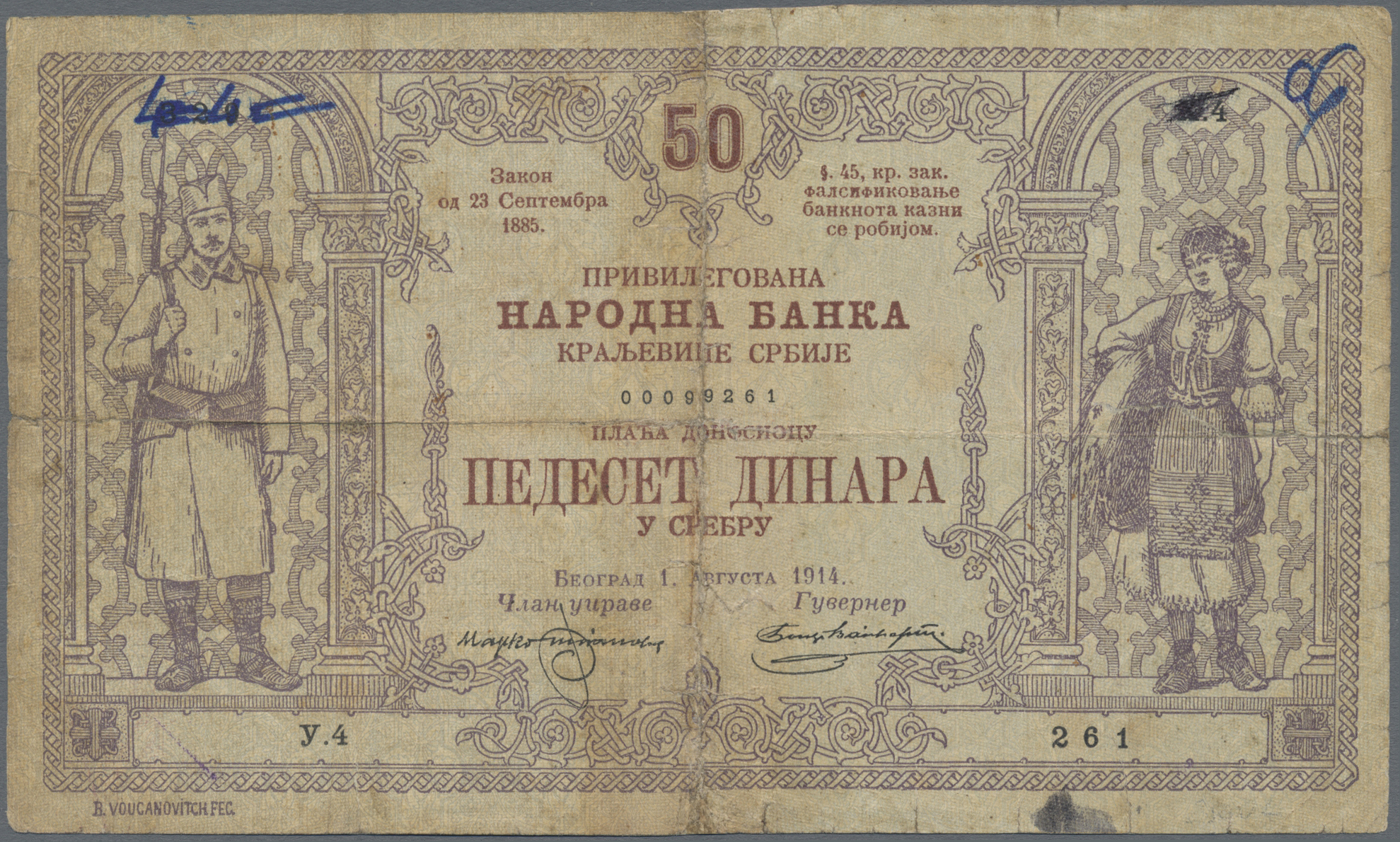 Lot 02540 - Serbia / Serbien | Banknoten  -  Auktionshaus Christoph Gärtner GmbH & Co. KG Sale #45 Banknotes Worldwide