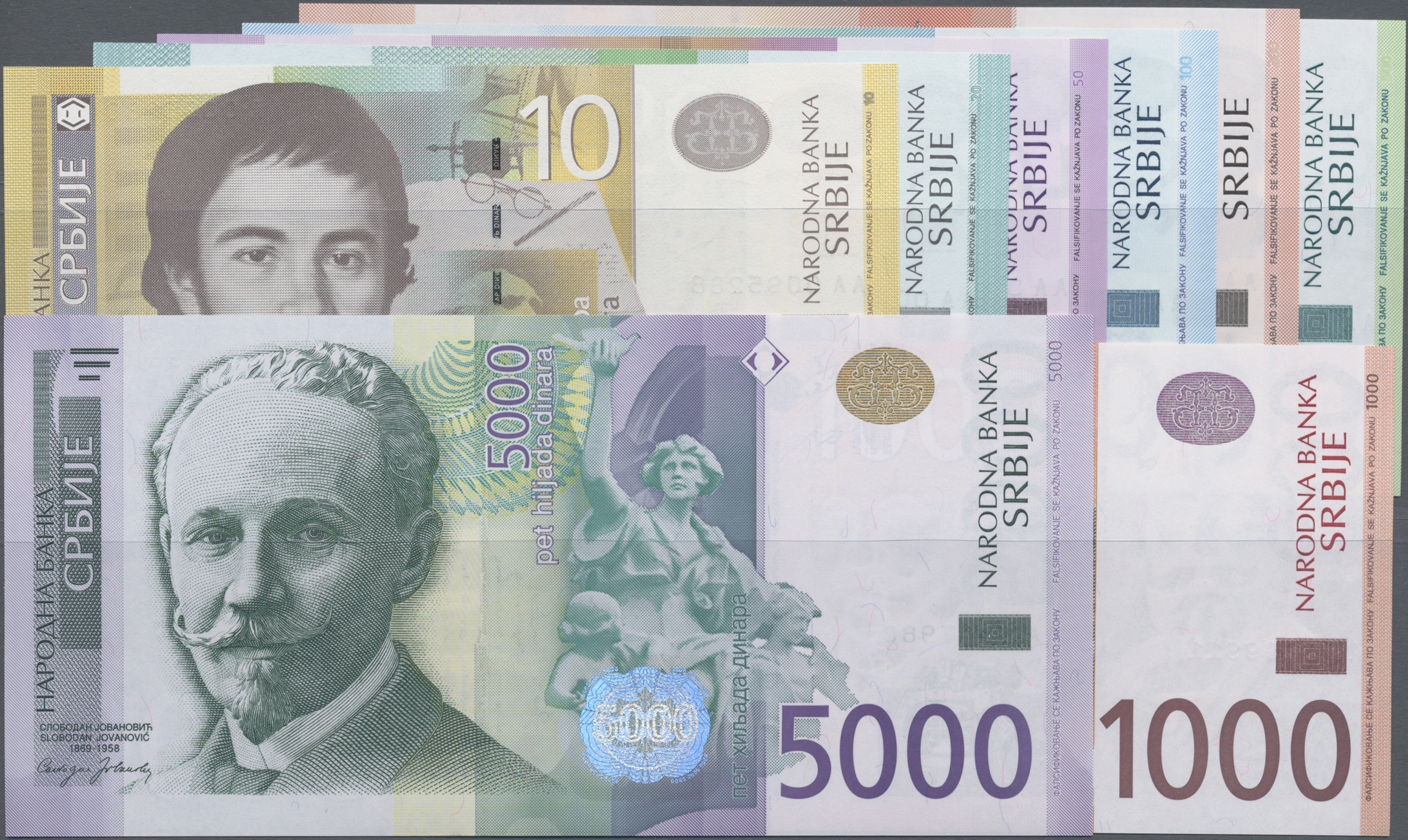 Lot 02546 - Serbia / Serbien | Banknoten  -  Auktionshaus Christoph Gärtner GmbH & Co. KG Sale #45 Banknotes Worldwide