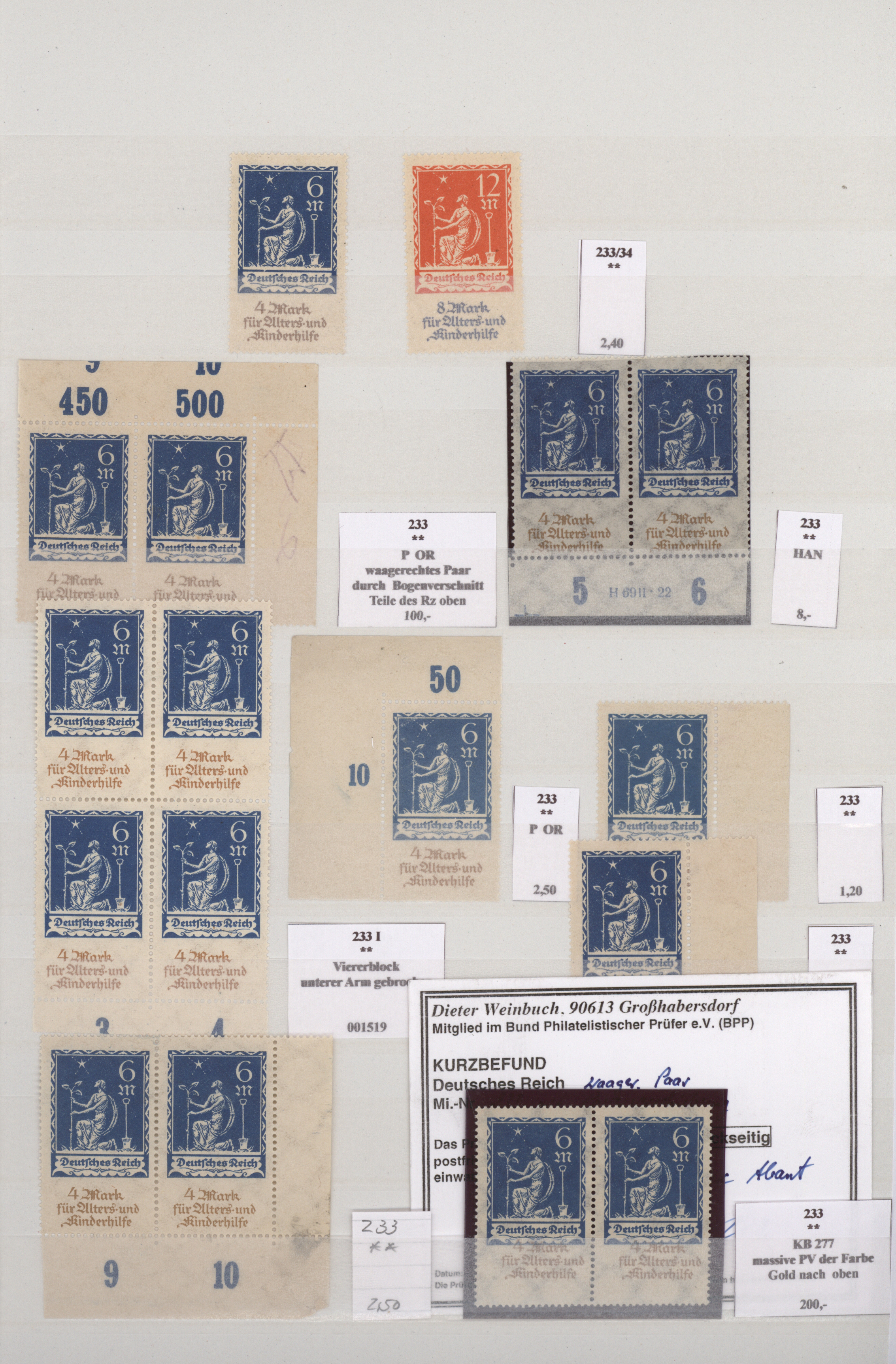 Lot 14106 - Deutsches Reich - Inflation - Auktionshaus Christoph Gärtner GmbH & Co. KG 58th AUCTION - Day 5 Lot 14106 - Deutsches Reich - Inflation - Auktionshaus Christoph Gärtner GmbH & Co. KG 58th AUCTION - Day 5