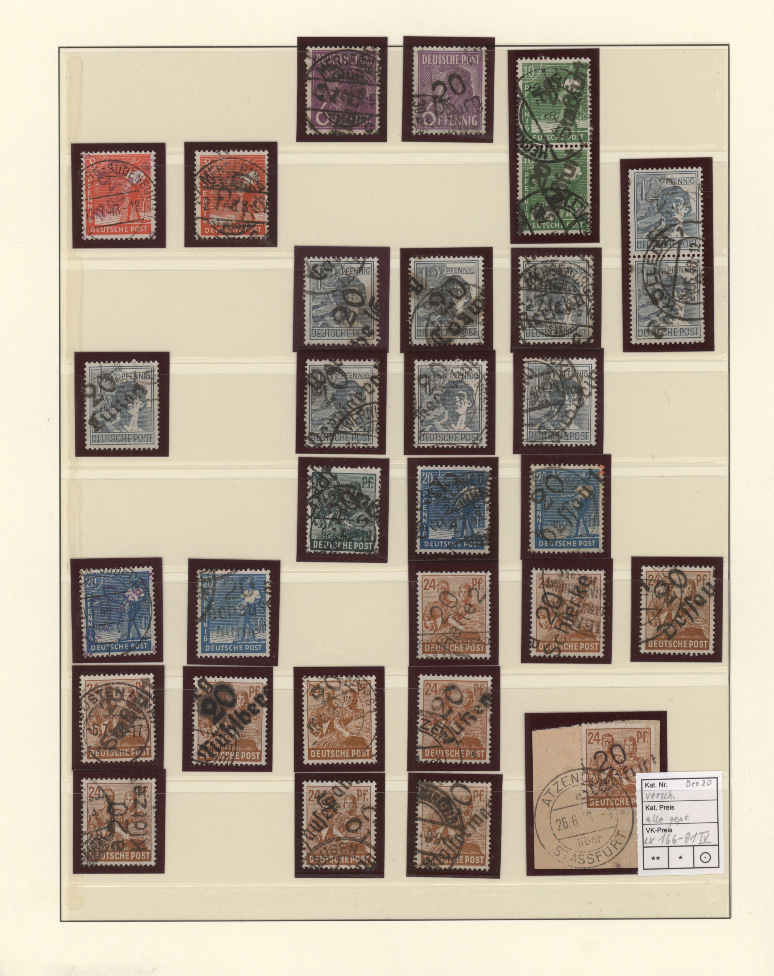 Lot 11372 - sowjetische zone  -  Auktionshaus Christoph Gärtner GmbH & Co. KG 57th AUCTION - Day 5