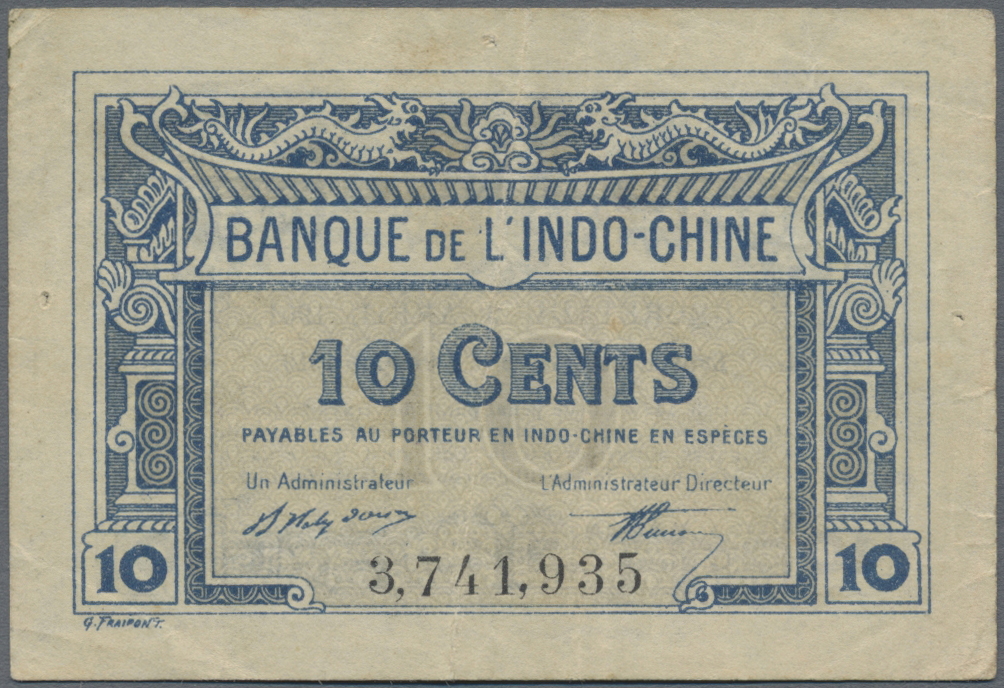 Lot 01635 - French Indochina / Französisch Indochina | Banknoten - Auktionshaus Christoph Gärtner GmbH & Co. KG Sale #45 Banknotes Worldwide Lot 01635 - French Indochina / Französisch Indochina | Banknoten - Auktionshaus Christoph Gärtner GmbH & Co. KG Sale #45 Banknotes Worldwide