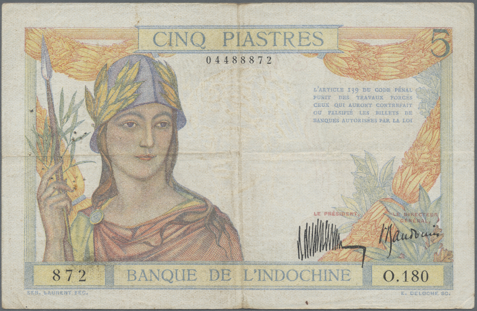 Lot 01642 - French Indochina / Französisch Indochina | Banknoten - Auktionshaus Christoph Gärtner GmbH & Co. KG Sale #45 Banknotes Worldwide Lot 01642 - French Indochina / Französisch Indochina | Banknoten - Auktionshaus Christoph Gärtner GmbH & Co. KG Sale #45 Banknotes Worldwide