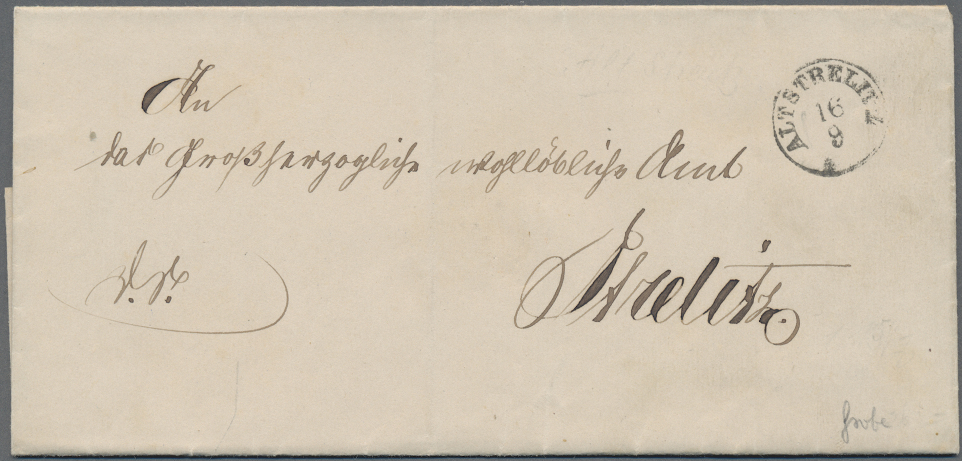 Lot 04697 - Mecklenburg-Strelitz - Vorphila | Markenlose Briefe - Auktionshaus Christoph Gärtner GmbH & Co. KG 57th AUCTION - Day 3 Lot 04697 - Mecklenburg-Strelitz - Vorphila | Markenlose Briefe - Auktionshaus Christoph Gärtner GmbH & Co. KG 57th AUCTION - Day 3