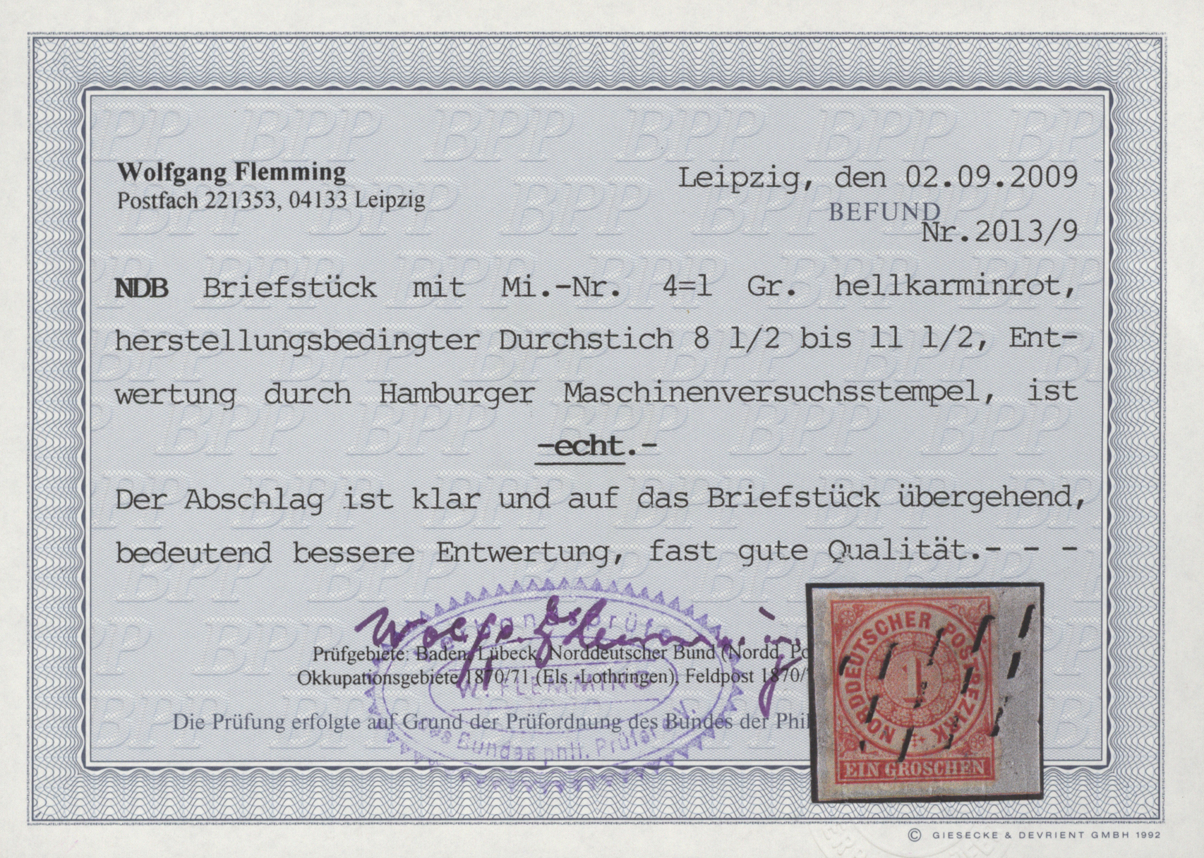 Lot 36363 - Norddeutscher Bund - Marken und Briefe  -  Auktionshaus Christoph Gärtner GmbH & Co. KG Sale #44 Collections Germany