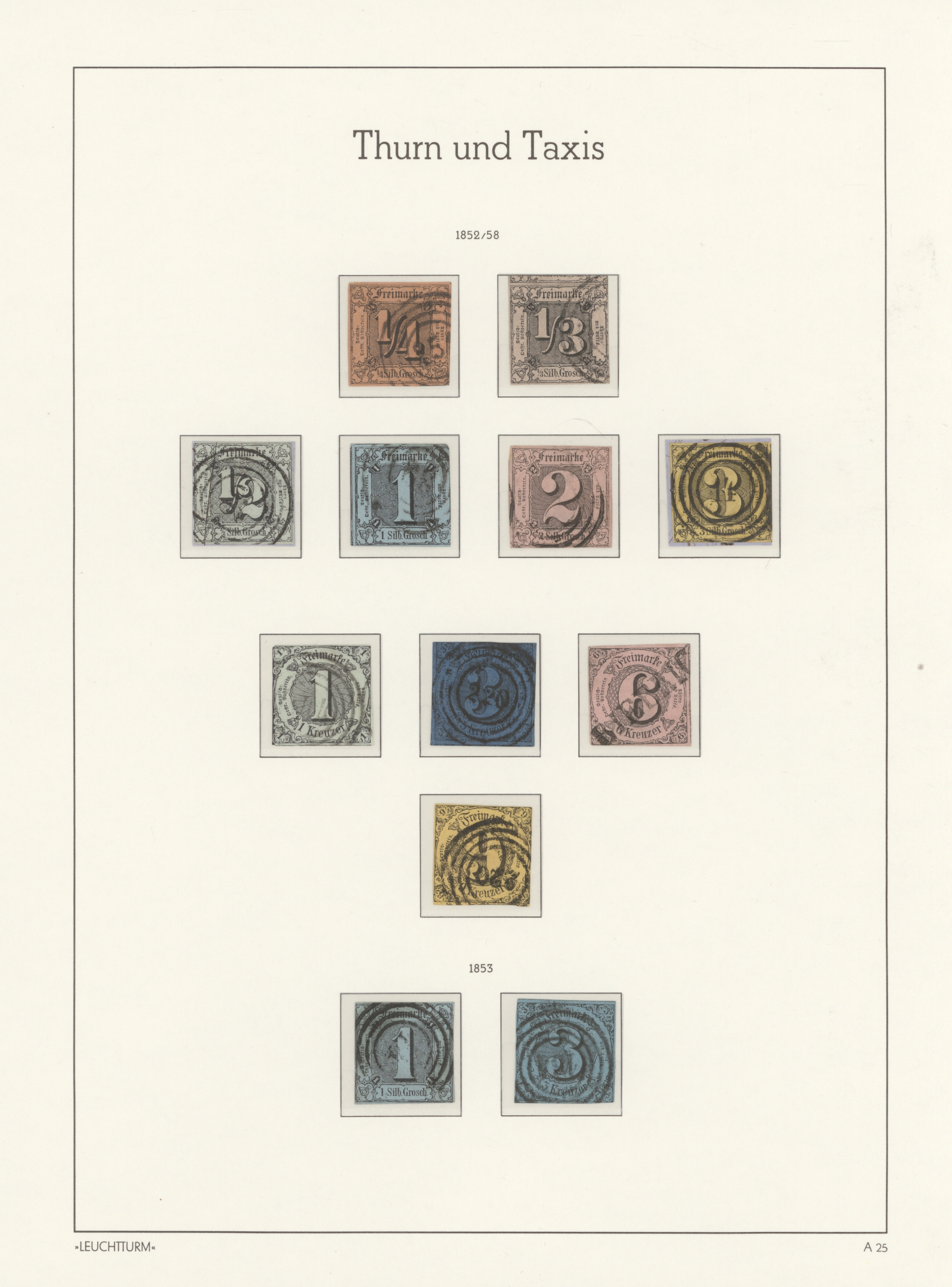 Lot 10765 - Thurn & Taxis - Marken und Briefe - Auktionshaus Christoph Gärtner GmbH & Co. KG 56th AUCTION - Day 5 Lot 10765 - Thurn & Taxis - Marken und Briefe - Auktionshaus Christoph Gärtner GmbH & Co. KG 56th AUCTION - Day 5
