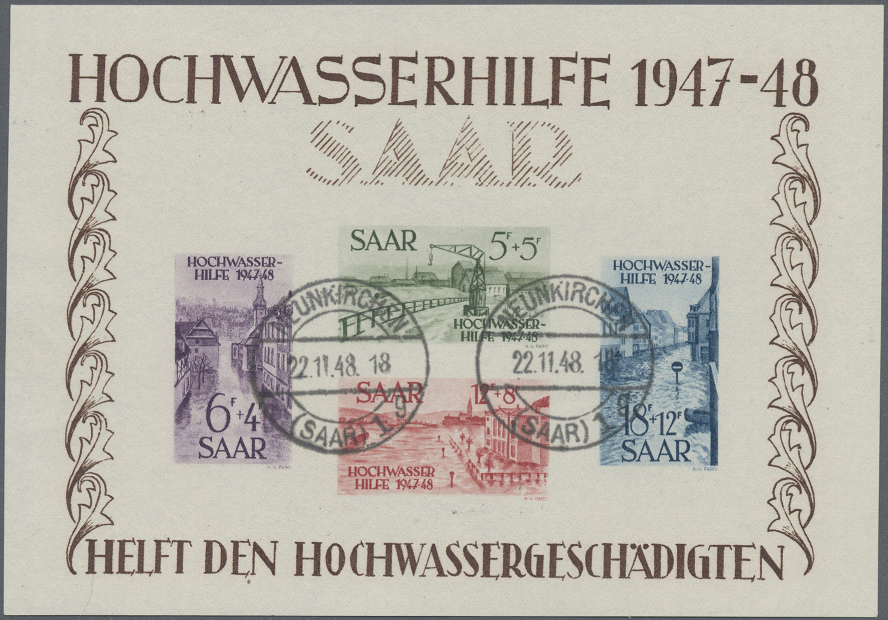Lot 06521 - Saarland (1947/56) - Auktionshaus Christoph Gärtner GmbH & Co. KG 58th AUCTION - Day 2 Lot 06521 - Saarland (1947/56) - Auktionshaus Christoph Gärtner GmbH & Co. KG 58th AUCTION - Day 2