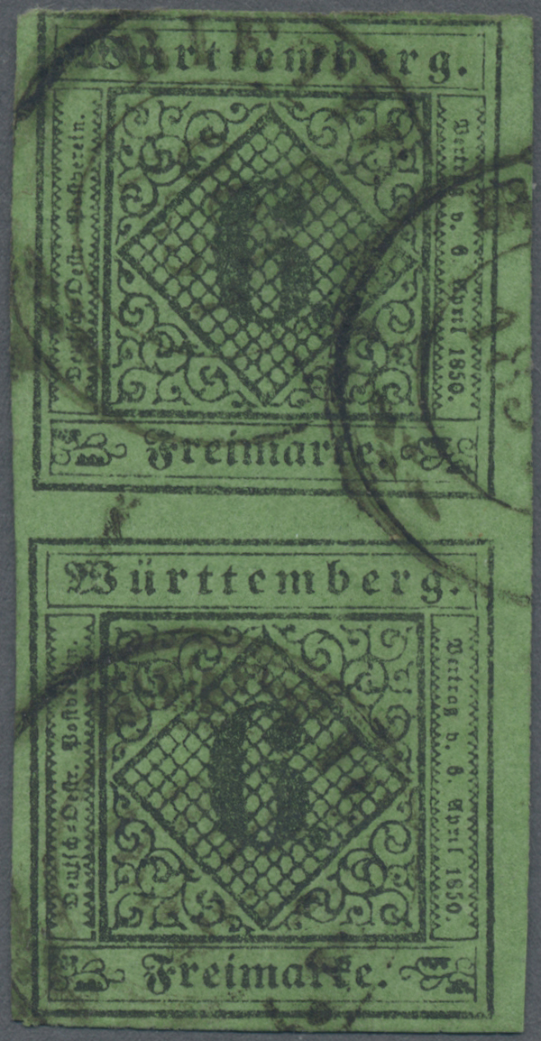 Lot 04820 - Württemberg - Marken und Briefe  -  Auktionshaus Christoph Gärtner GmbH & Co. KG 57th AUCTION - Day 3