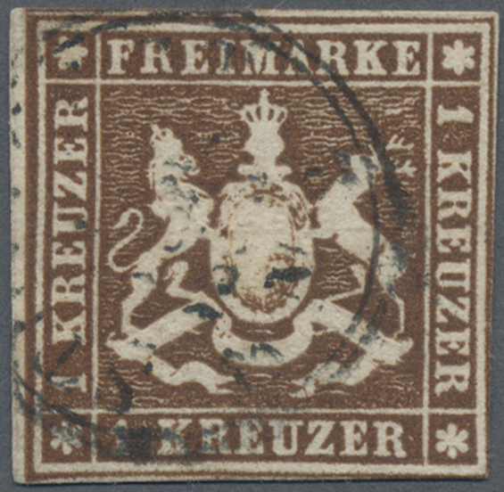 Lot 04825 - Württemberg - Marken und Briefe  -  Auktionshaus Christoph Gärtner GmbH & Co. KG 57th AUCTION - Day 3